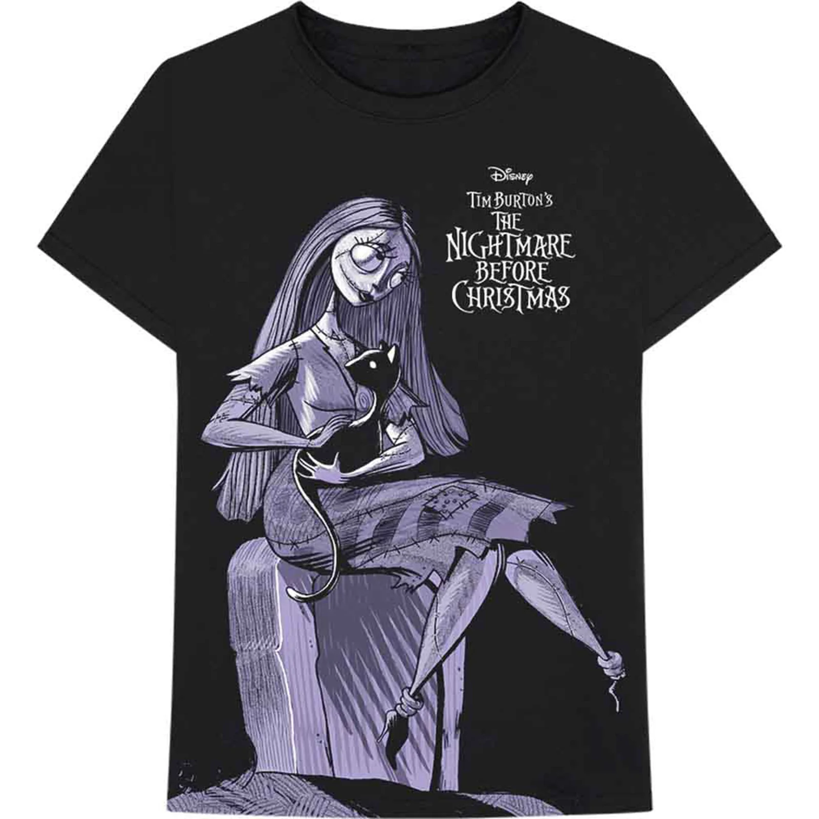 THE NIGHTMARE BEFORE CHRISTMAS - SALLY JUMBO - T-Shirt Black