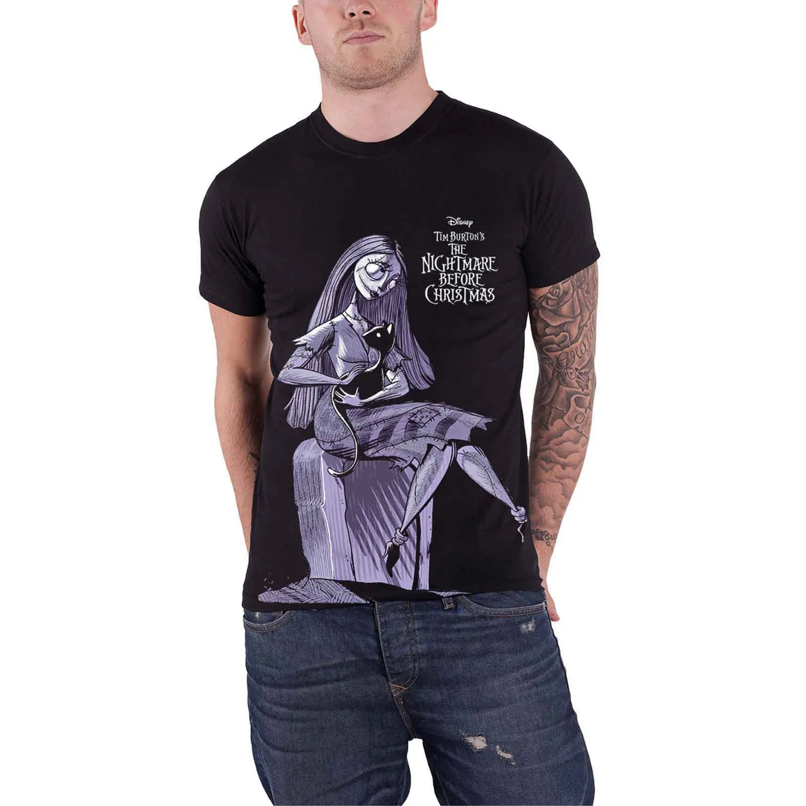 THE NIGHTMARE BEFORE CHRISTMAS - SALLY JUMBO - T-Shirt Black - Image 2