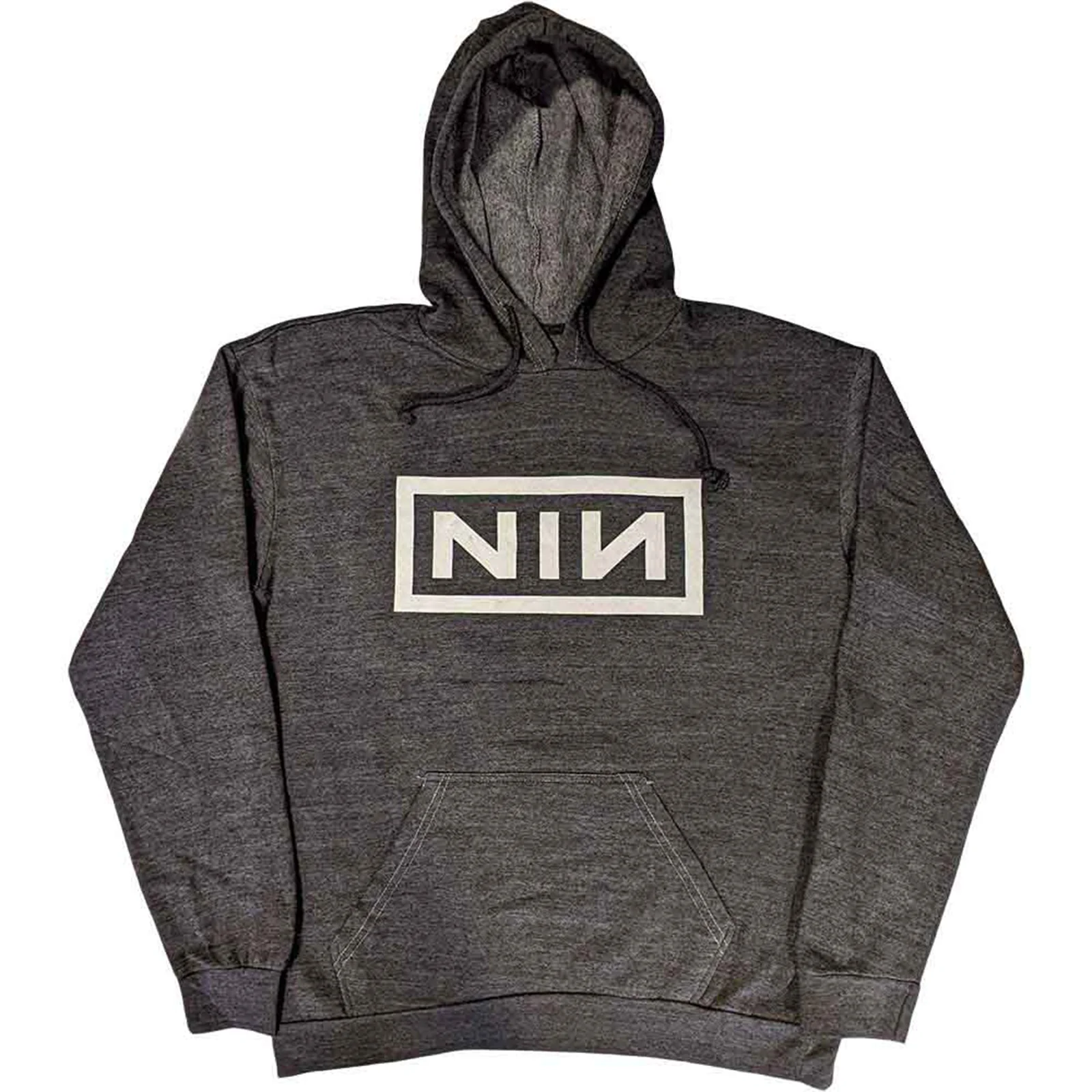 NINE INCH NAILS - CLASSIC LOGO - Pullover Hoodie Grey