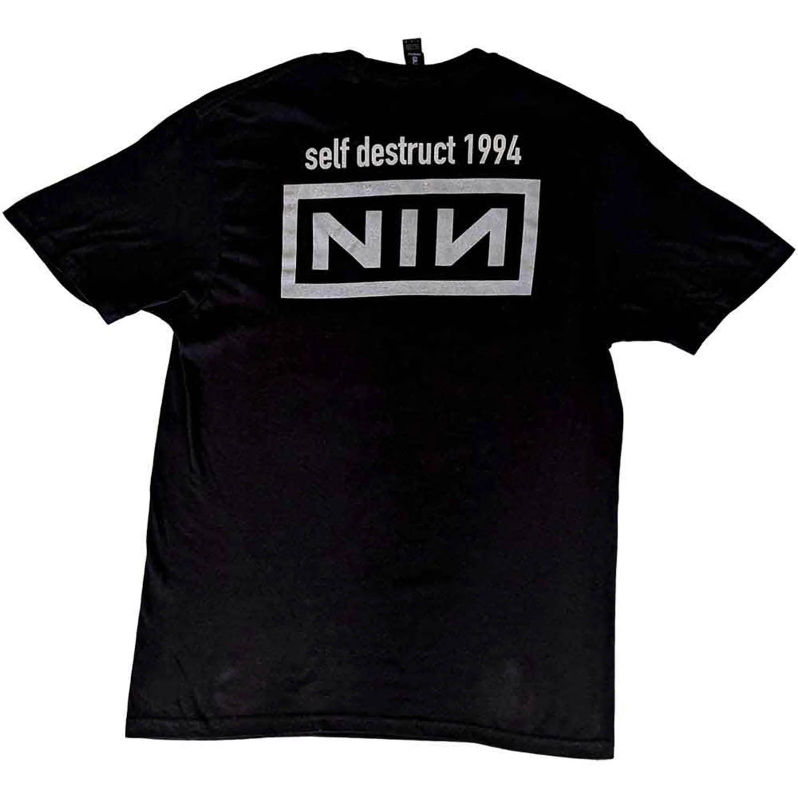 NINE INCH NAILS - SELF DESTRUCT '94 - T-Shirt Black (Back Print) - Image 2