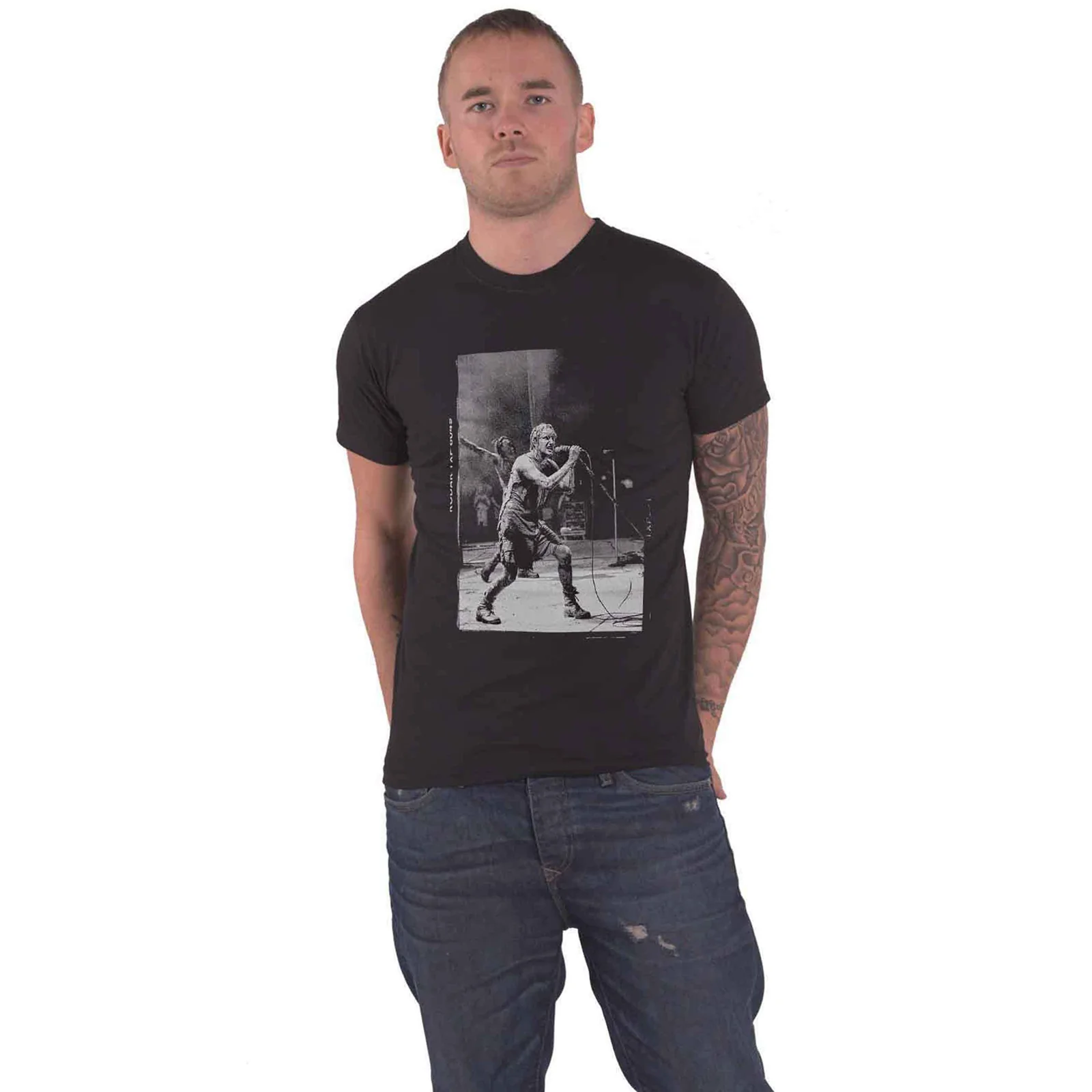 NINE INCH NAILS - SELF DESTRUCT '94 - T-Shirt Black (Back Print) - Image 3