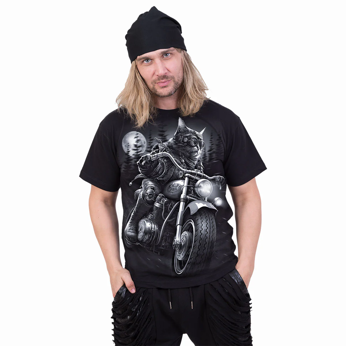 NINE LIVES - T-Shirt Black - Image 3