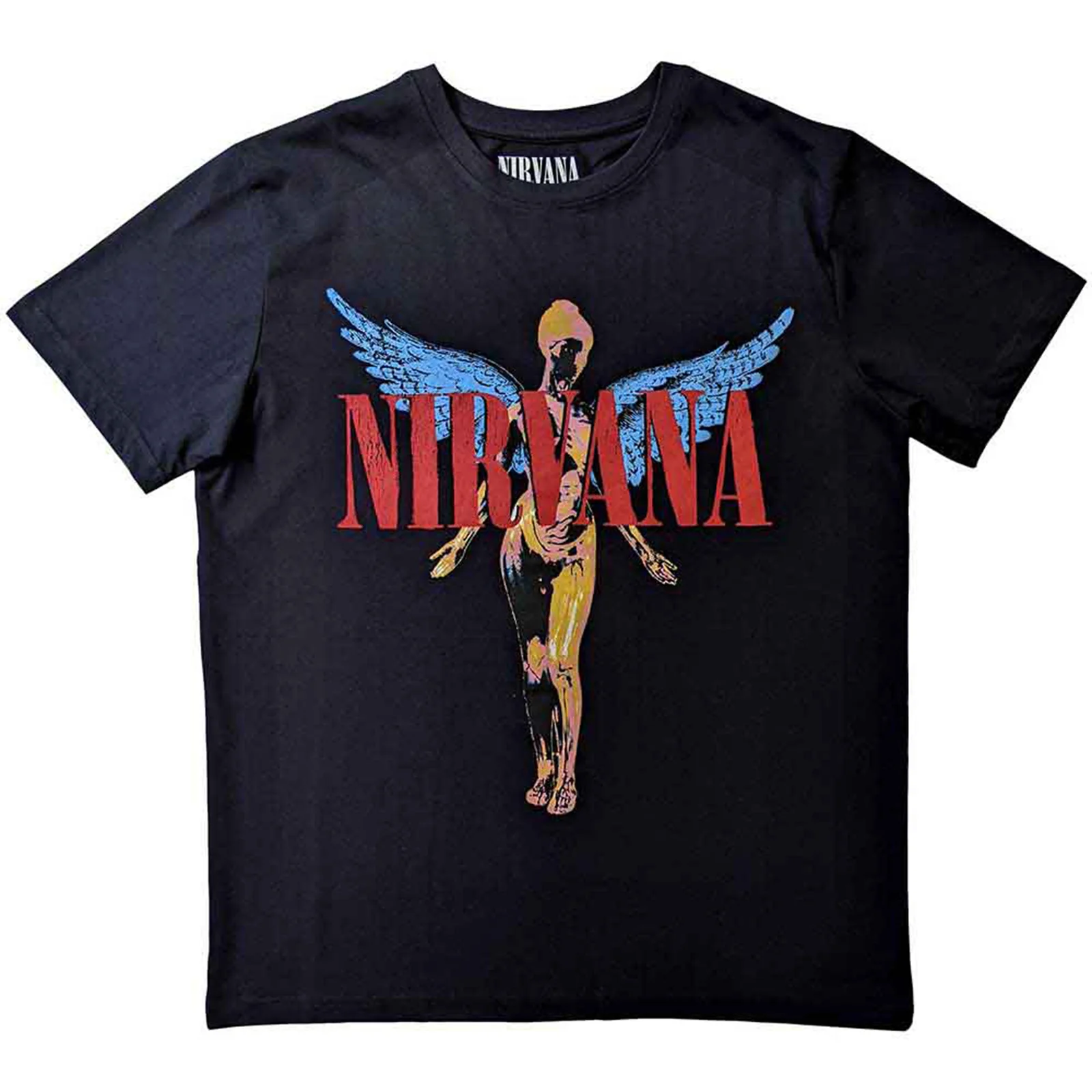 NIRVANA - ANGELIC - T-Shirt Black