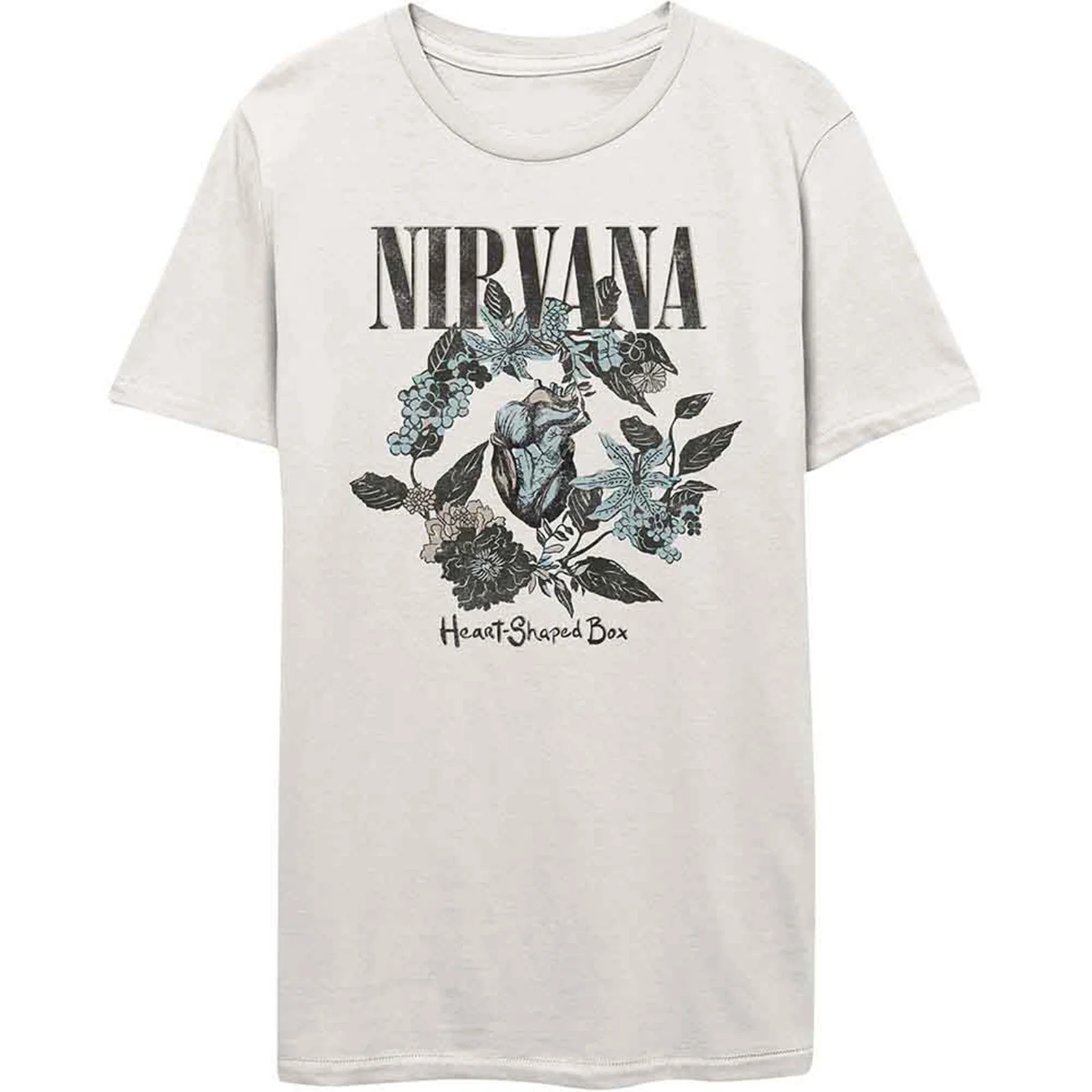 NIRVANA - HEART SHAPE BOX - T-Shirt White