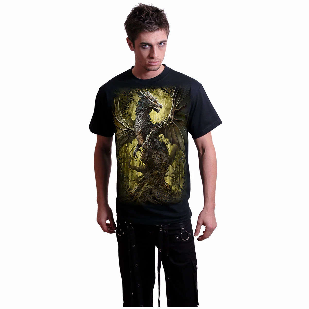 OAK DRAGON - T-Shirt Black - Image 3