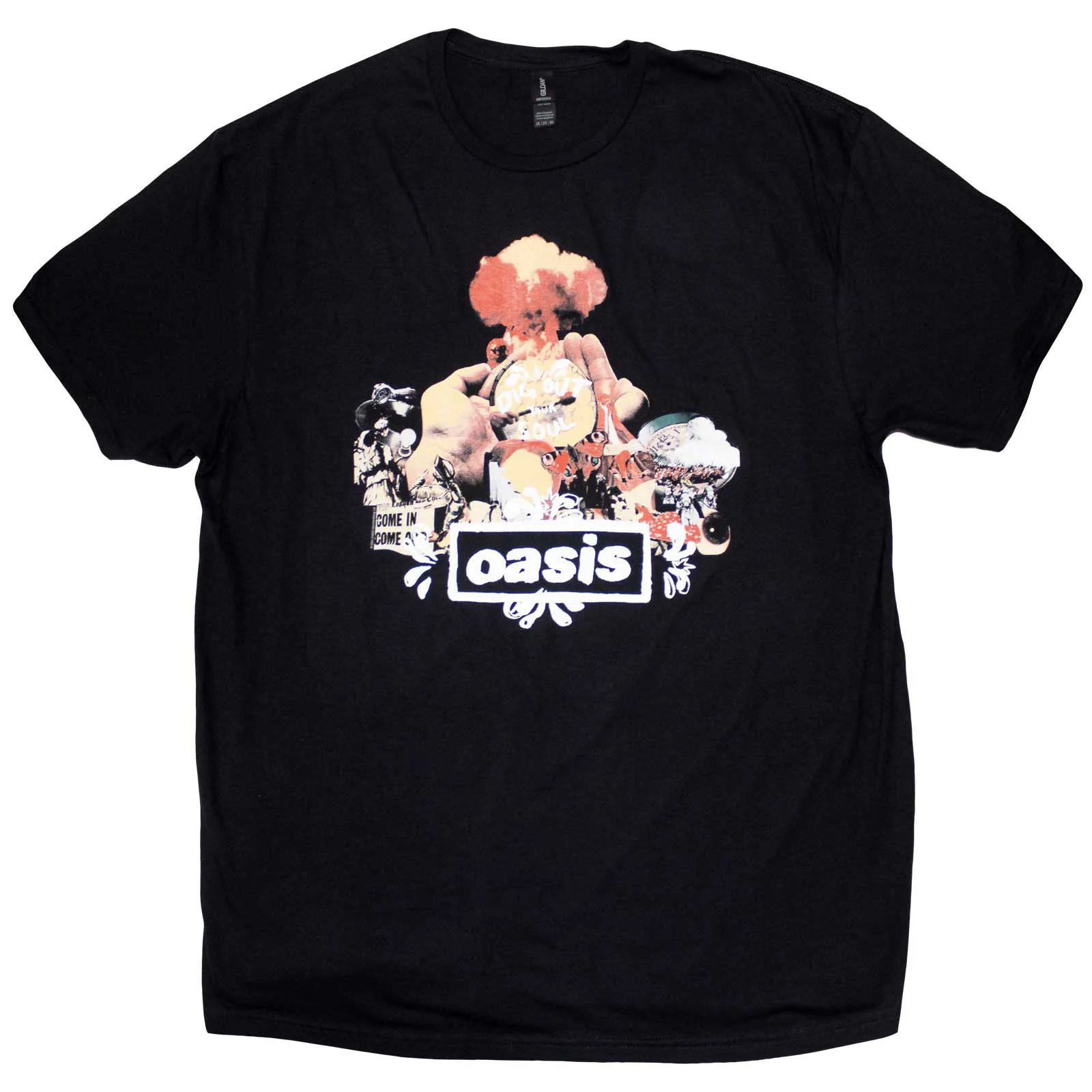 OASIS - ATOMIC COLLAGE - T-Shirt Black