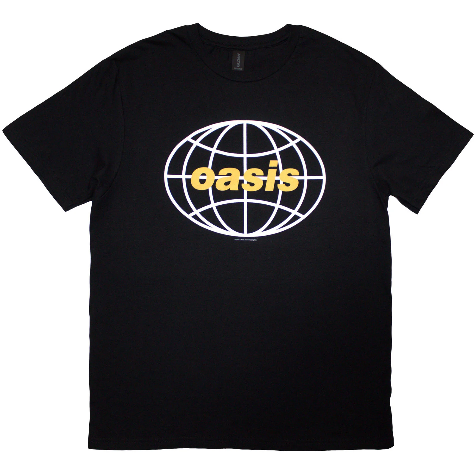 OASIS - GLOBE LOGO - T-Shirt Black