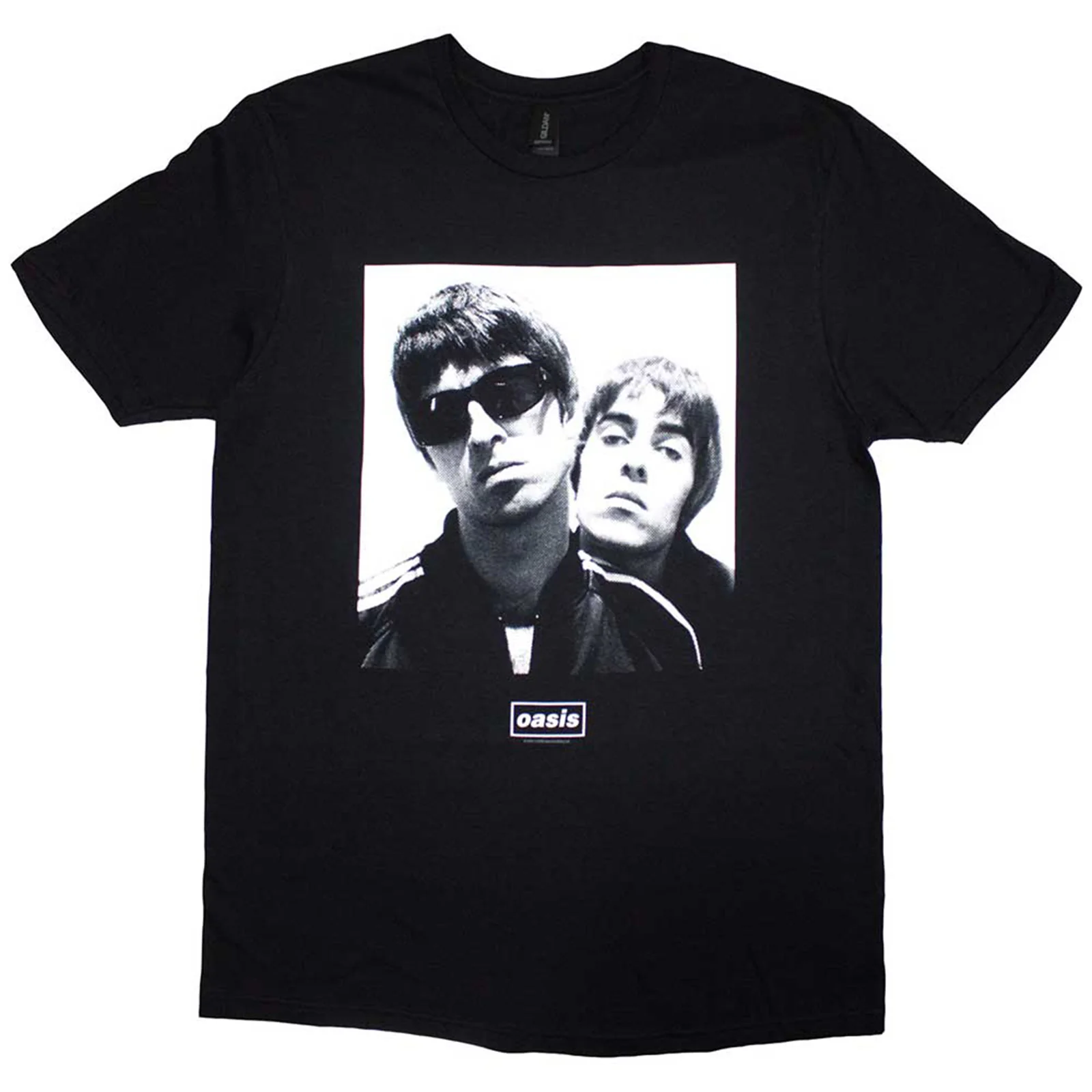 OASIS - NOEL & LIAM SQUARE PHOTO - T-Shirt Black