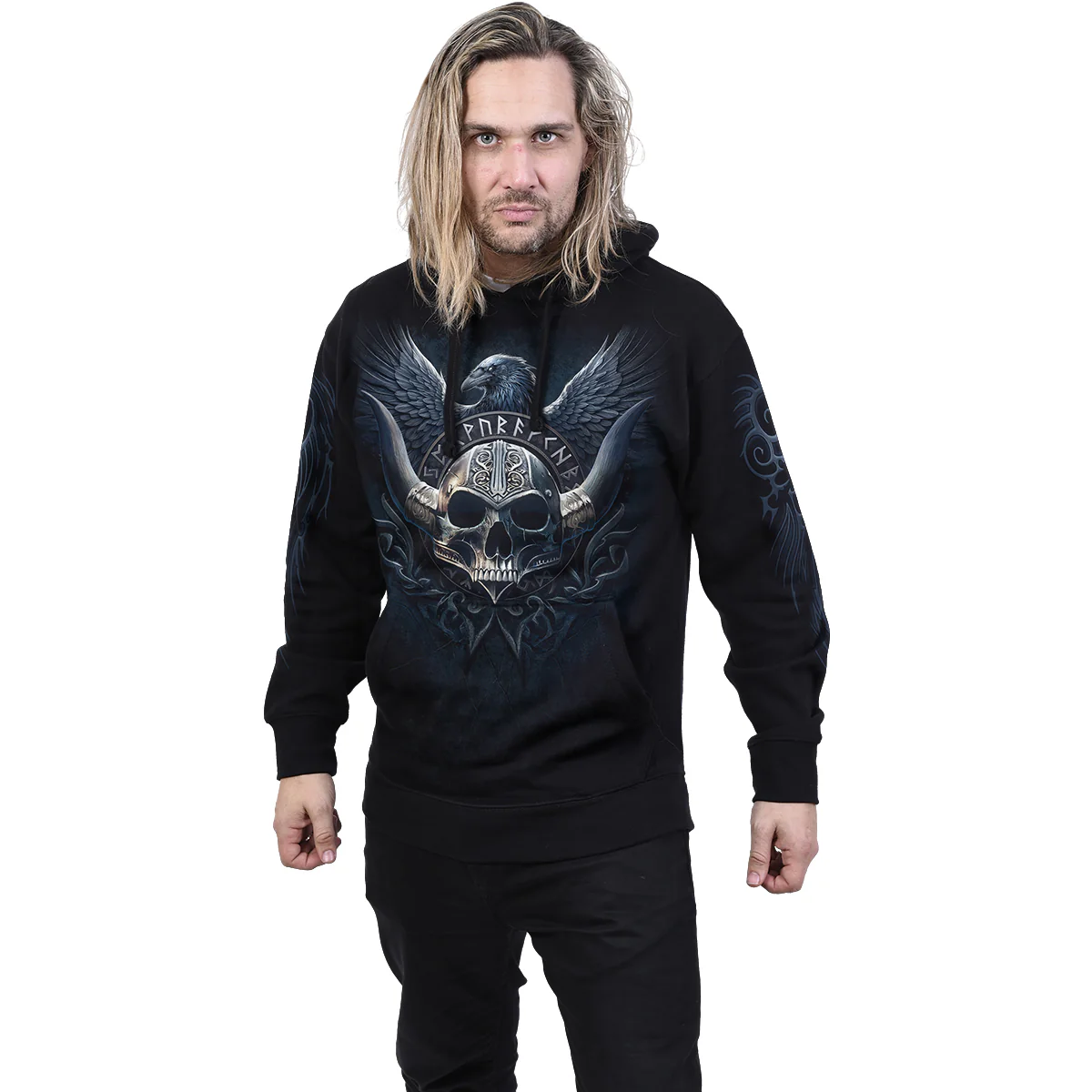 ODIN'S WARRIOR - Hoody Black - Image 3