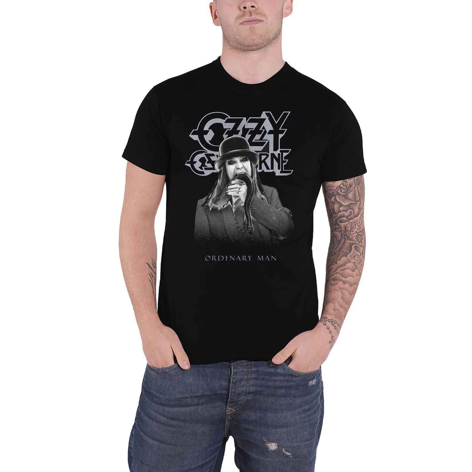 OZZY OSBOURNE - ORDINARY MAN SNAKE RAYOGRAPH - T-Shirt Black - Image 2