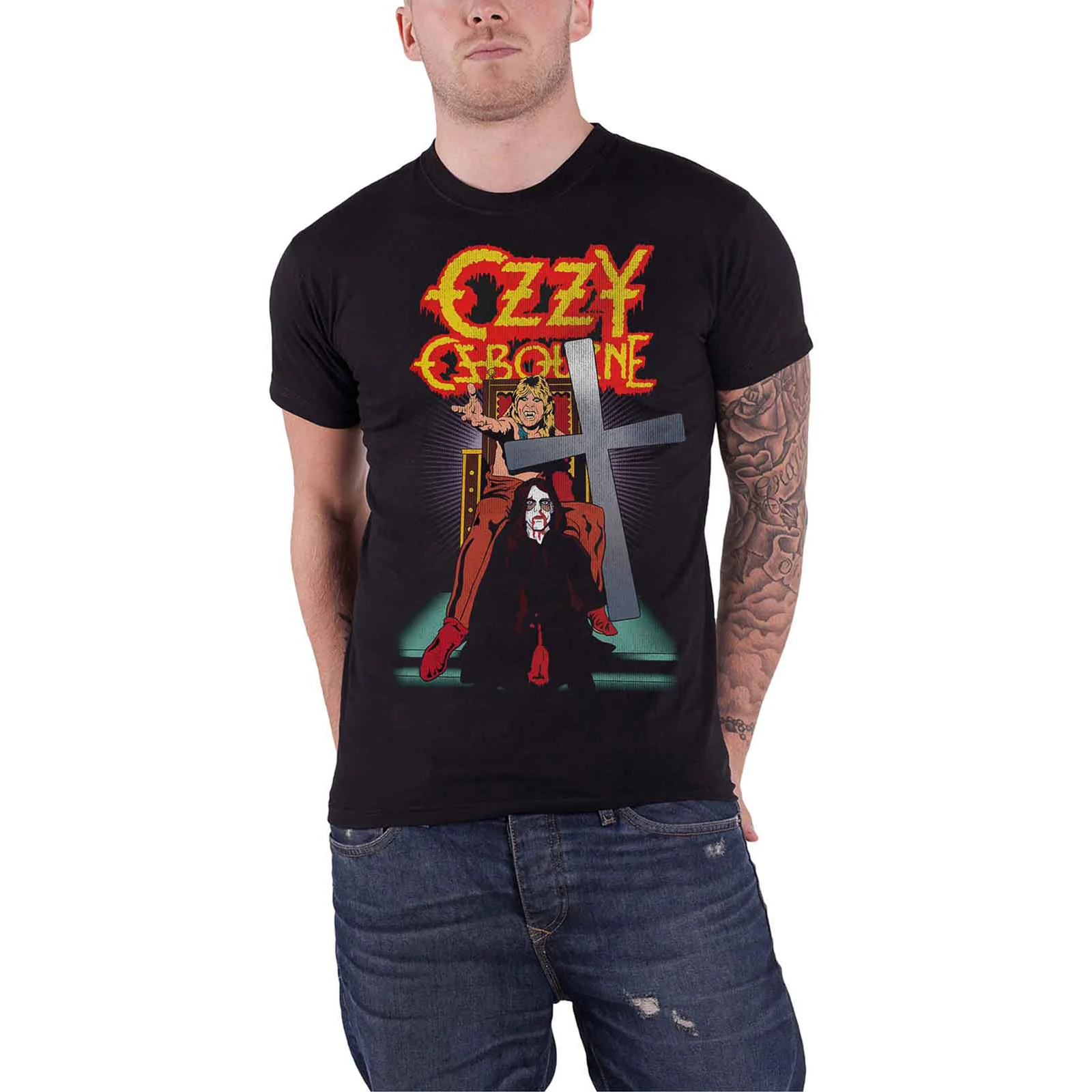 OZZY OSBOURNE - SPEAK OF THE DEVIL VINTAGE - T-Shirt Black - Image 2