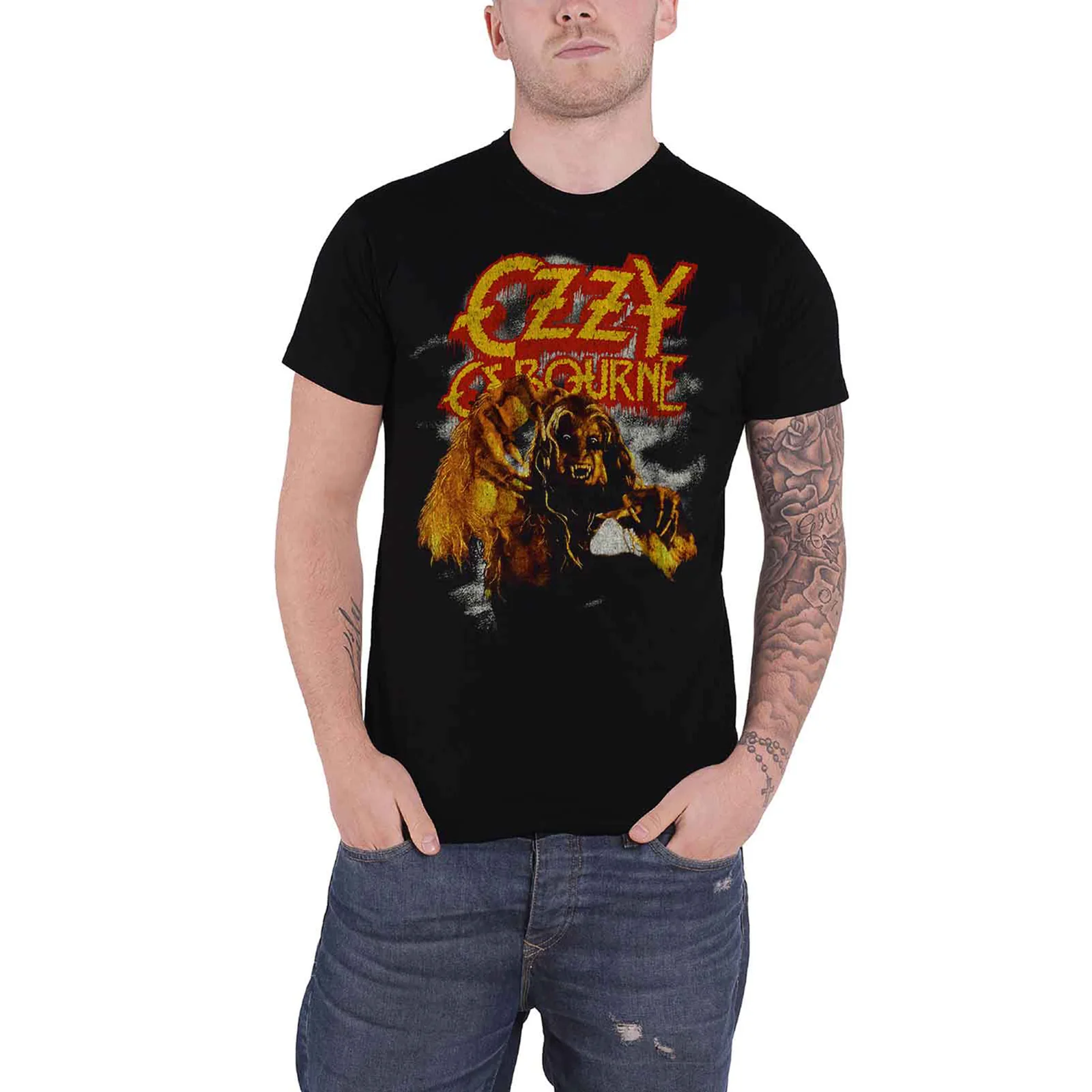 OZZY OSBOURNE - VINTAGE WEREWOLF - T-Shirt Black - Image 2
