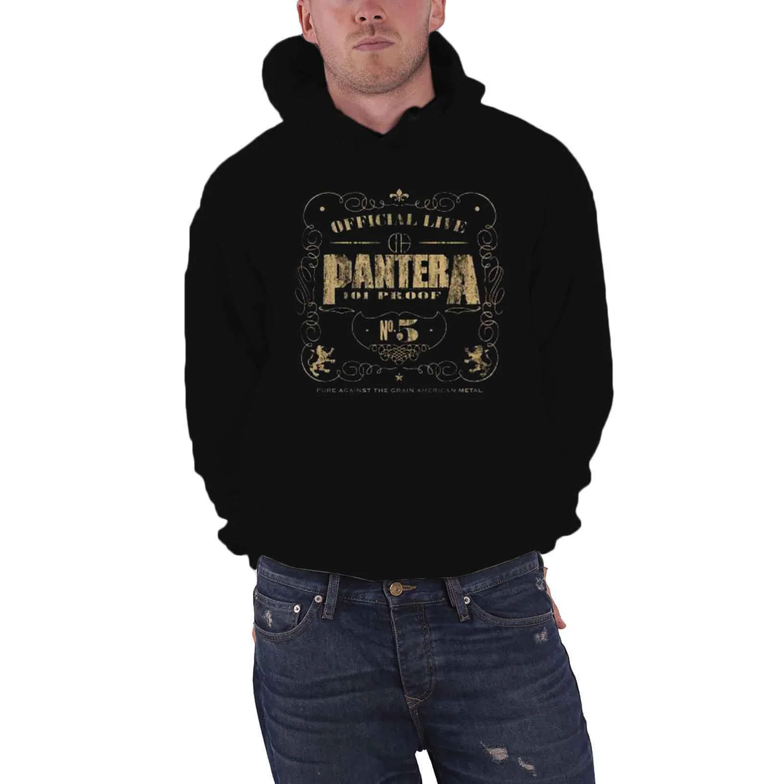 PANTERA - 101 PROOF - Pullover Hoodie Black - Image 2