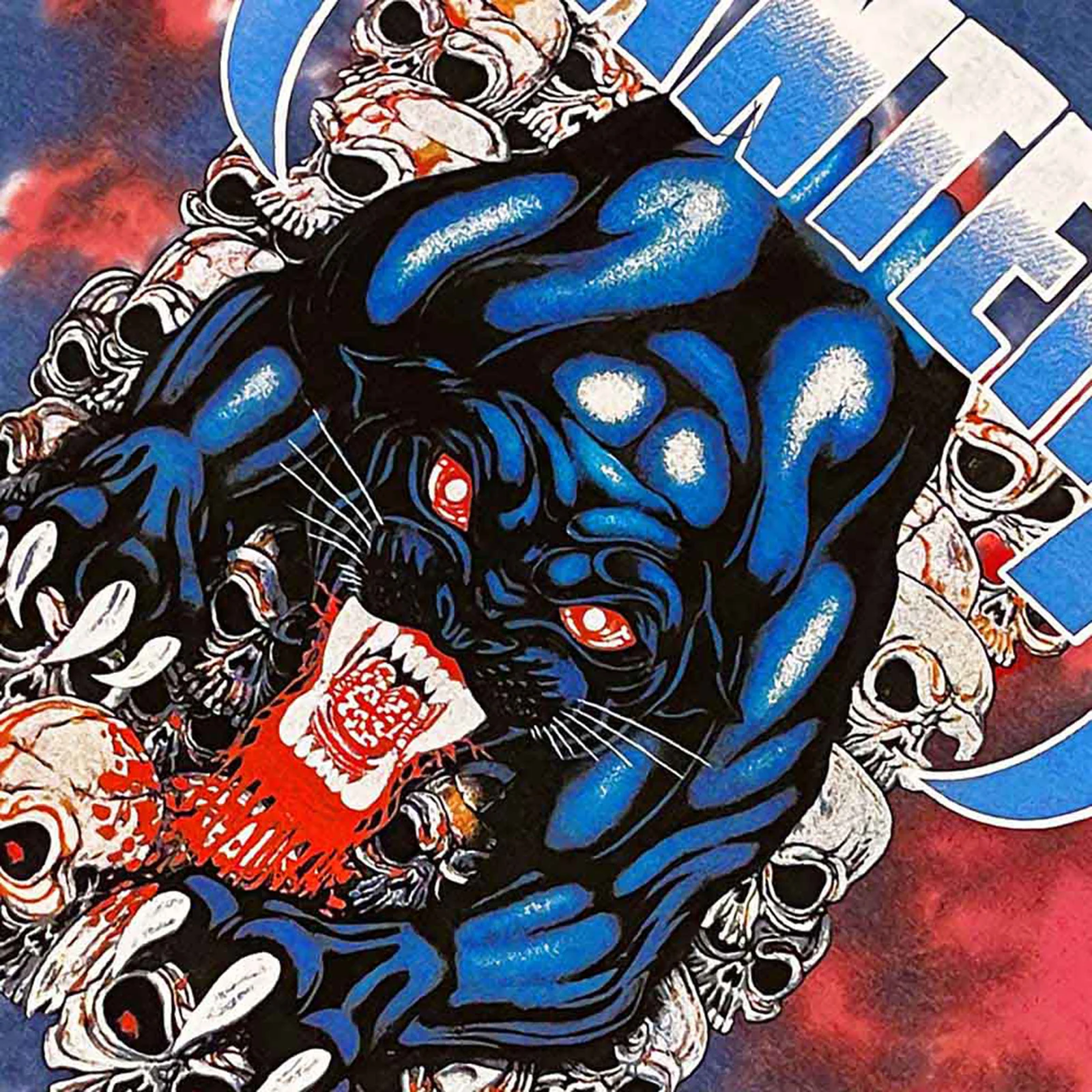 PANTERA - PANTHER - T-Shirt Blue (Wash Collection) - Image 2