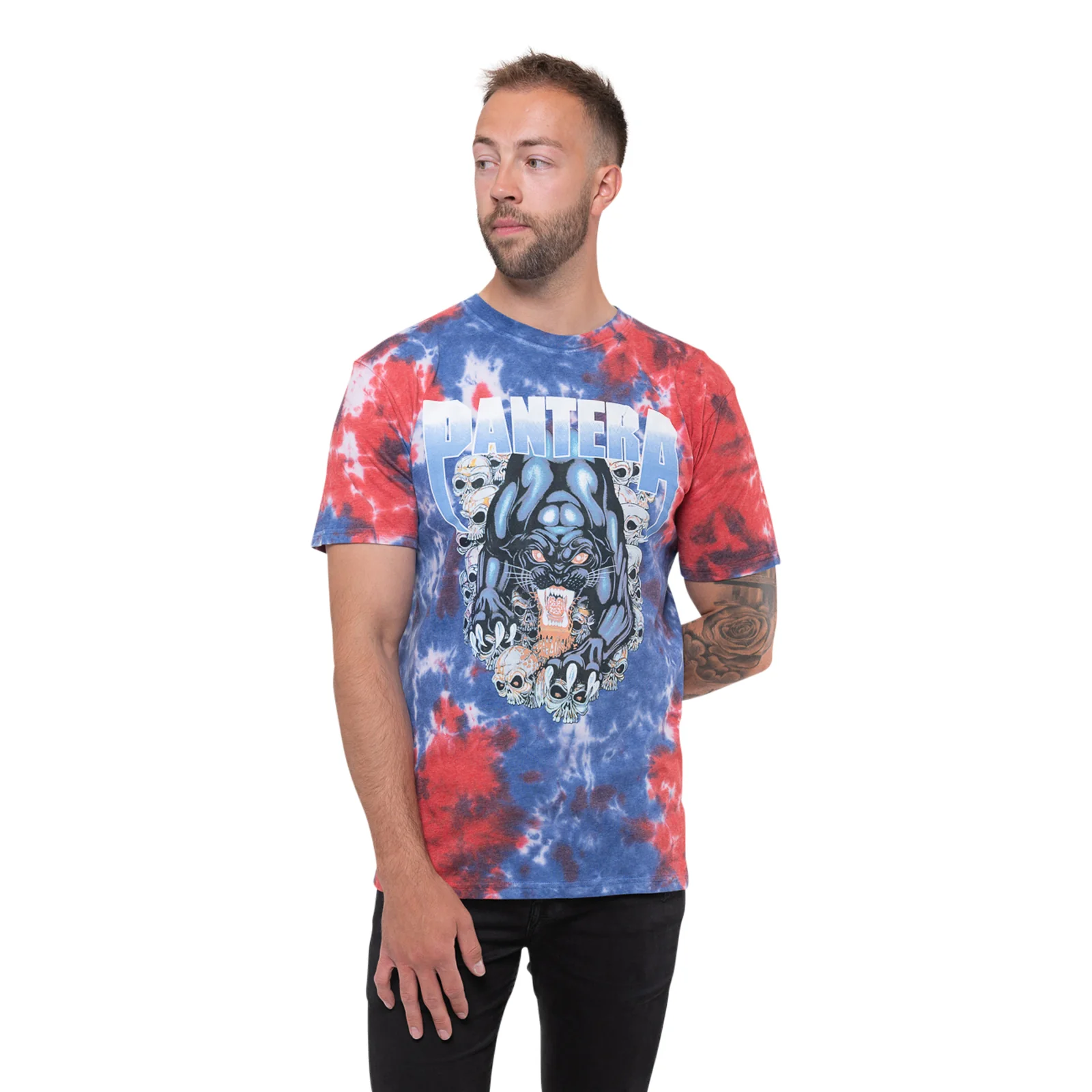 PANTERA - PANTHER - T-Shirt Blue (Wash Collection) - Image 3