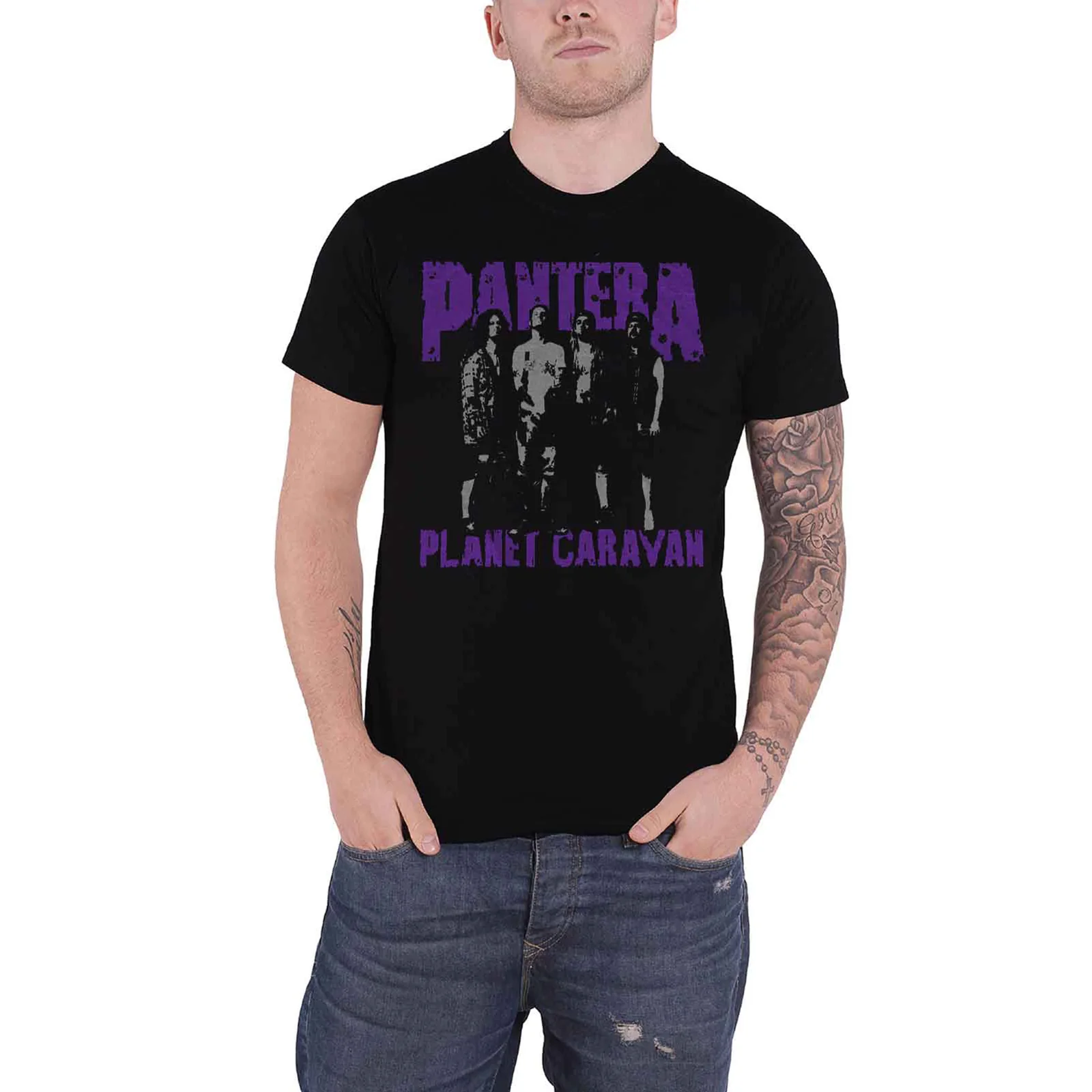 PANTERA - PLANET CARAVAN - T-Shirt Black - Image 2