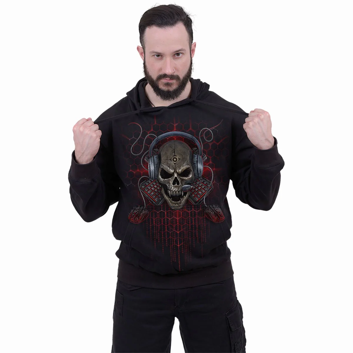 PC GAMER - Hoody Black - Image 3