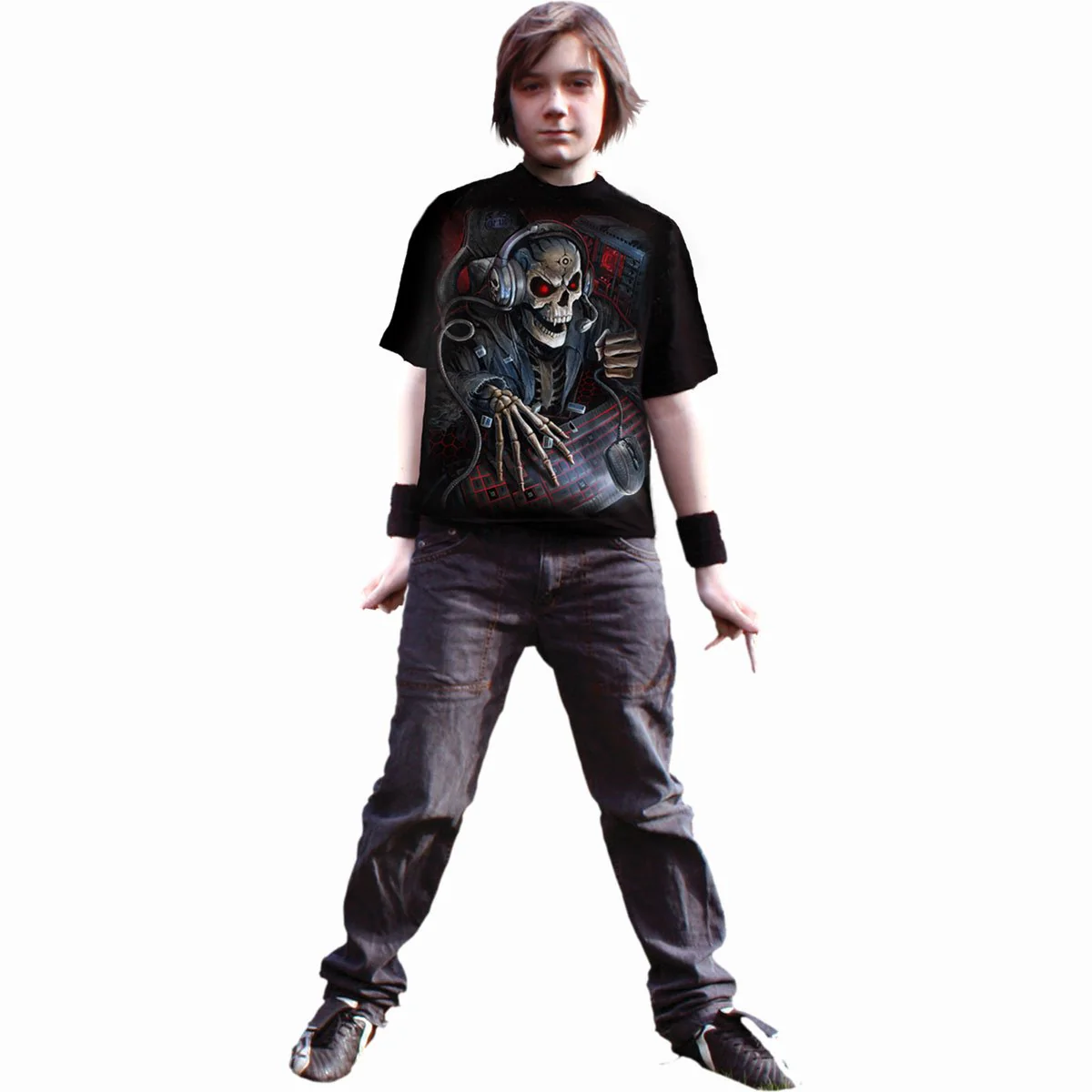 PC GAMER - Kids T-Shirt Black - Image 3