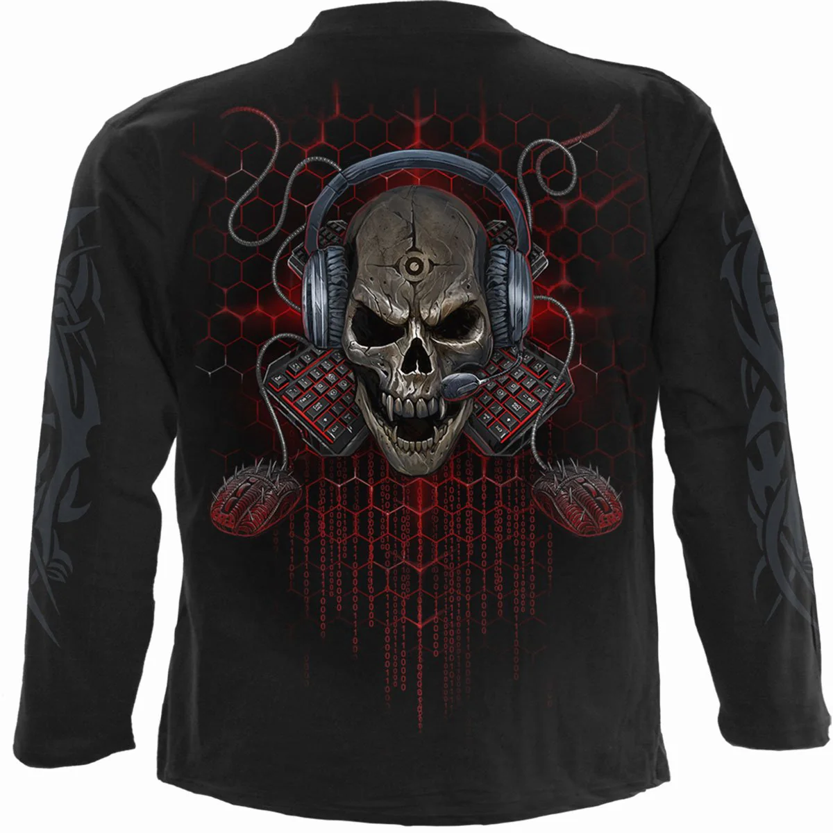 PC GAMER - Longsleeve T-Shirt Black - Image 2