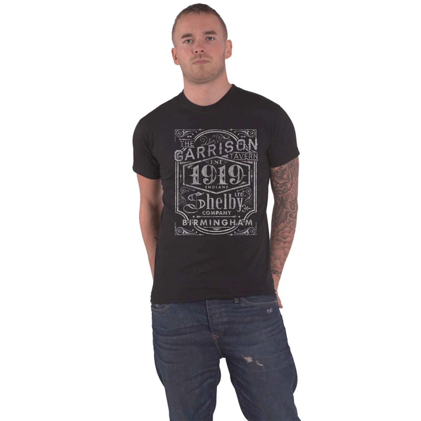 PEAKY BLINDERS - GARRISON PUB - T-Shirt Black - Image 2