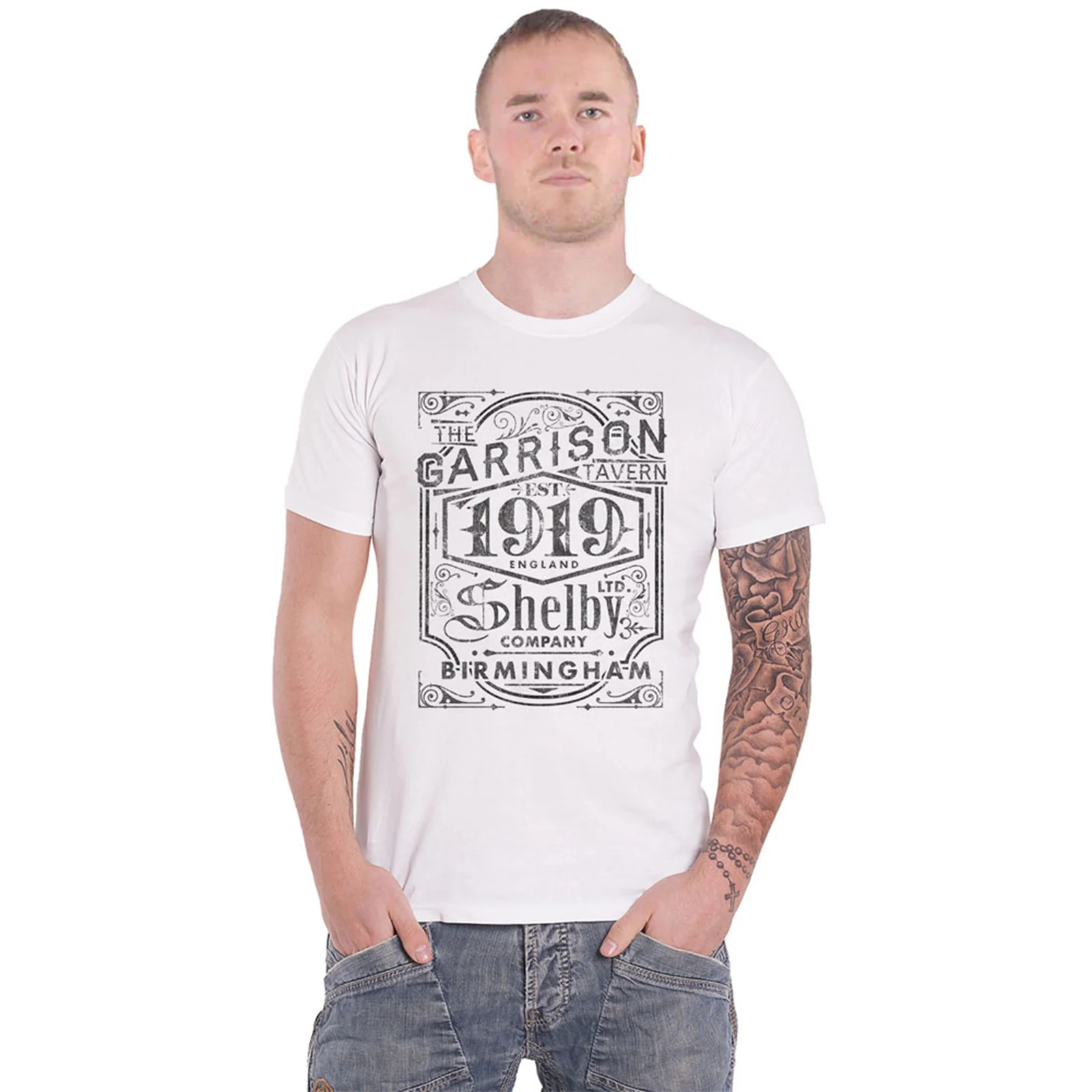 PEAKY BLINDERS - GARRISON PUB - T-Shirt White - Image 2