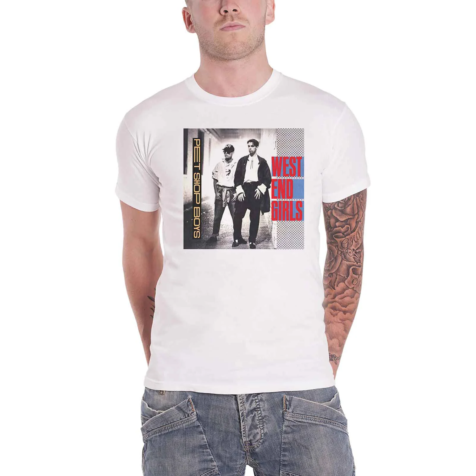 PET SHOP BOYS - WEST END GIRLS - T-Shirt White - Image 2