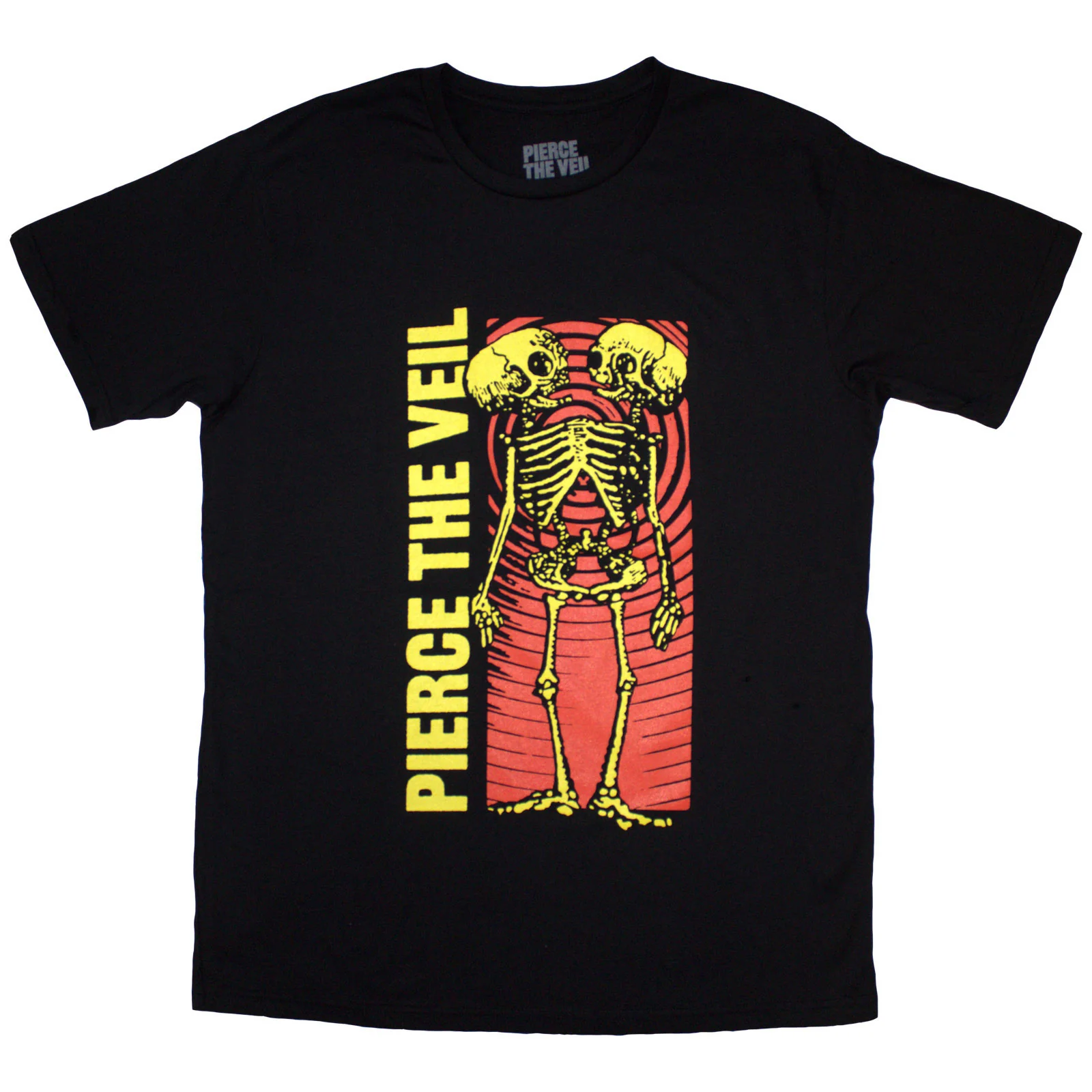PIERCE THE VEIL - WAVY SKELETON - T-Shirt Black