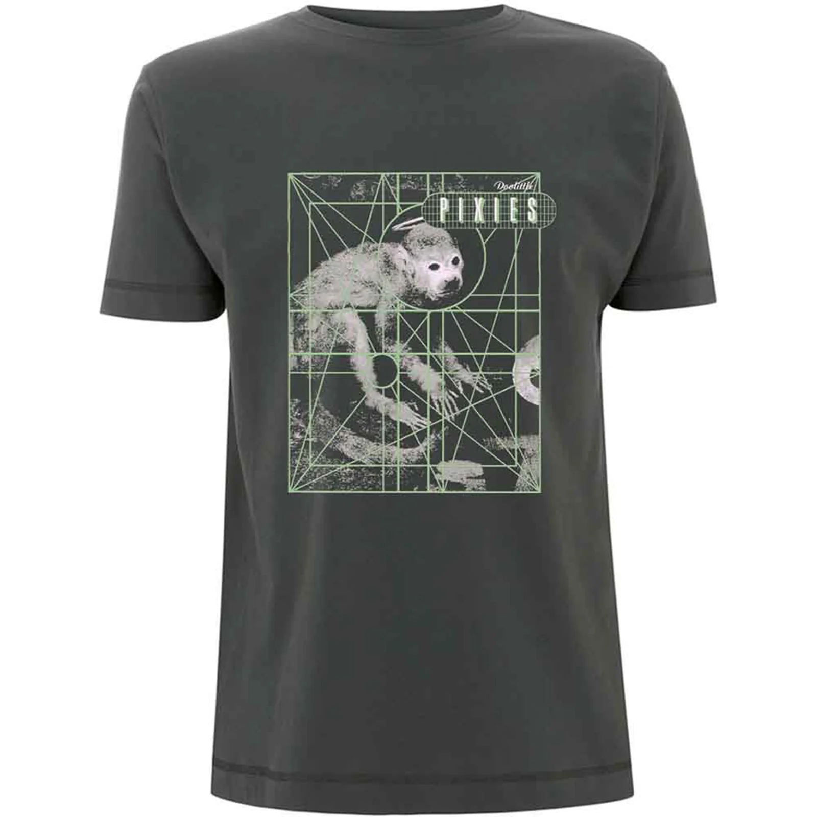PIXIES - MONKEY GRID - T-Shirt Grey