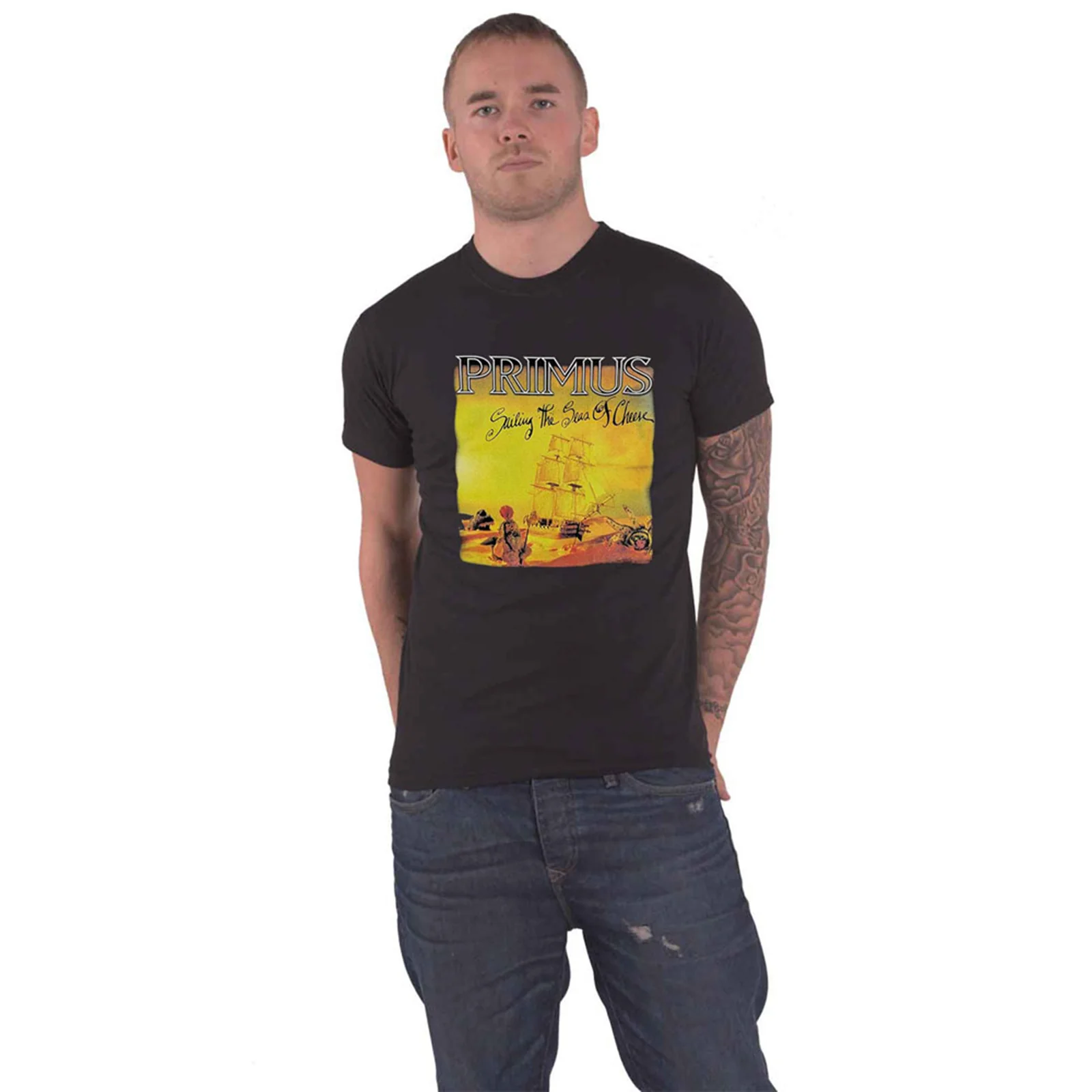 PRIMUS - SAILING THE SEAS OF CHEESE - T-Shirt Black - Image 2