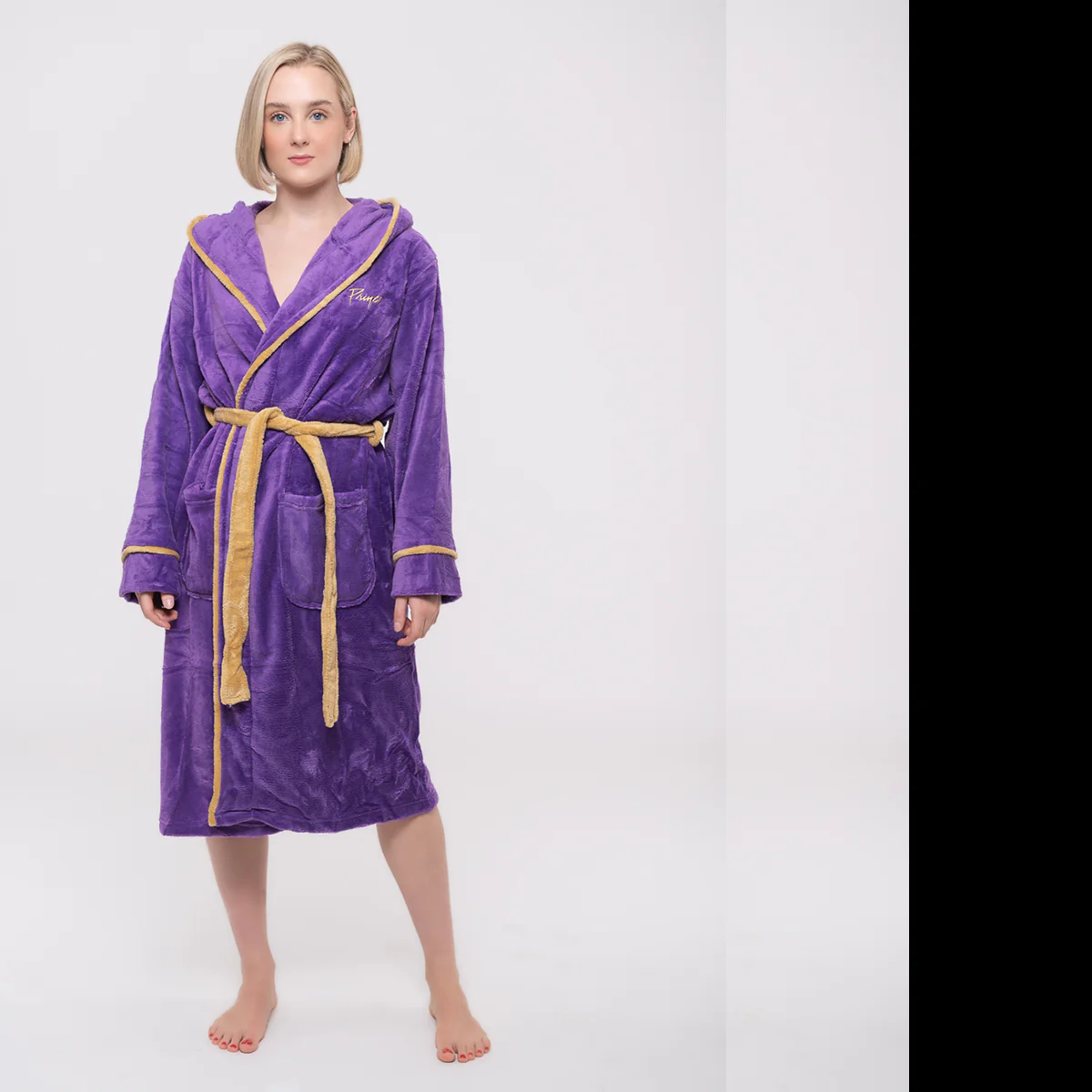 PRINCE - SYMBOL - Bathrobe Purple (Back Print) - Image 3