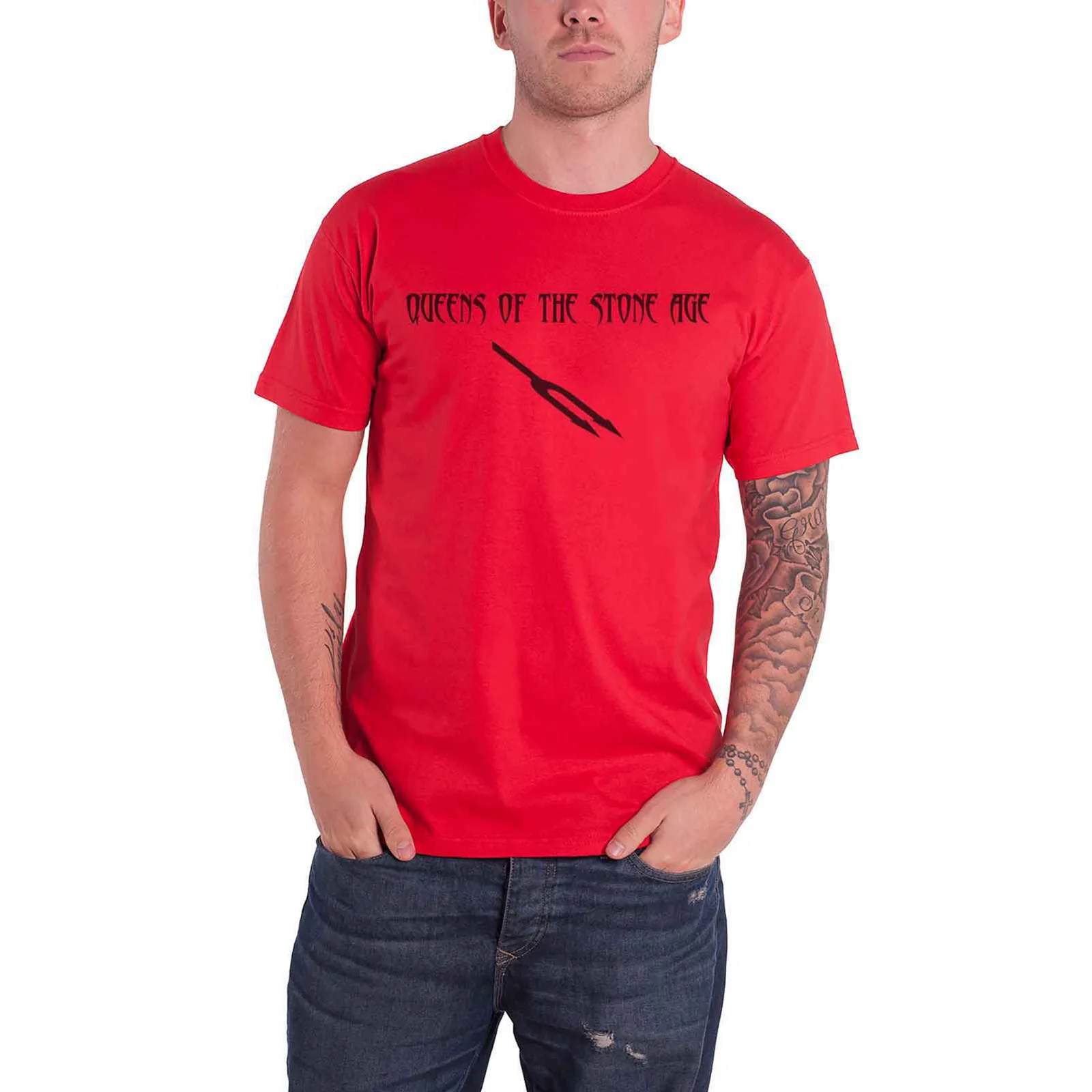 QUEENS OF THE STONE AGE - DEAF SONGS - T-Shirt Red - Image 2