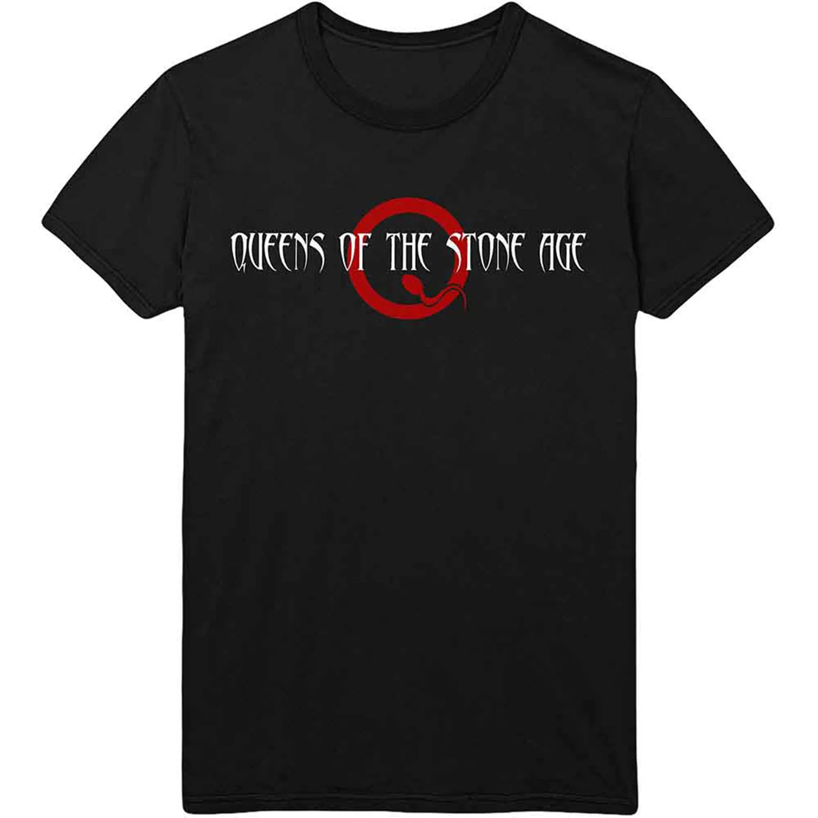 QUEENS OF THE STONE AGE - TEXT LOGO - T-Shirt Black