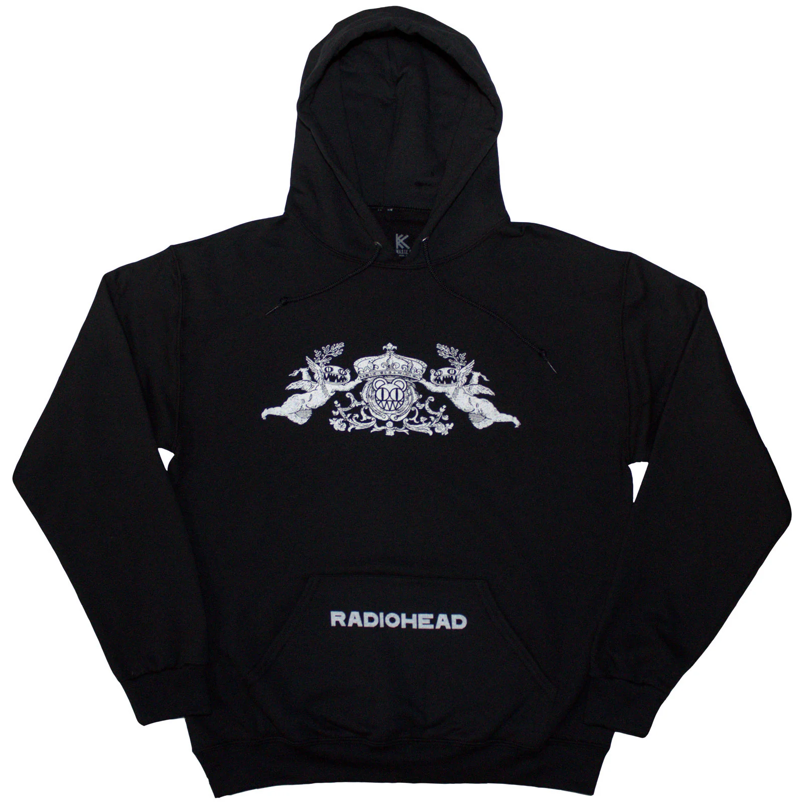 RADIOHEAD - BEARHEAD CREST - Pullover Hoodie Black