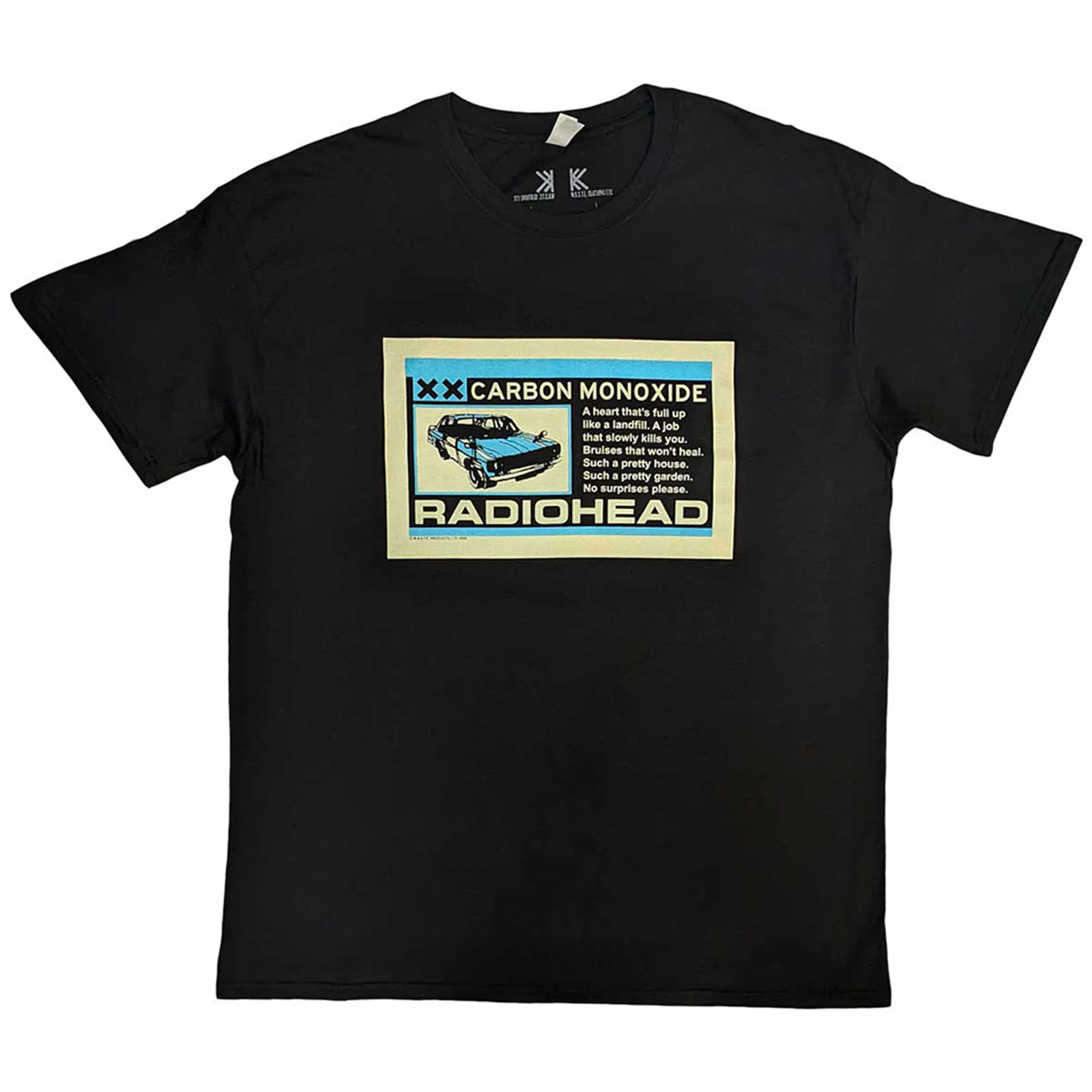 RADIOHEAD - CARBON PATCH - T-Shirt Black