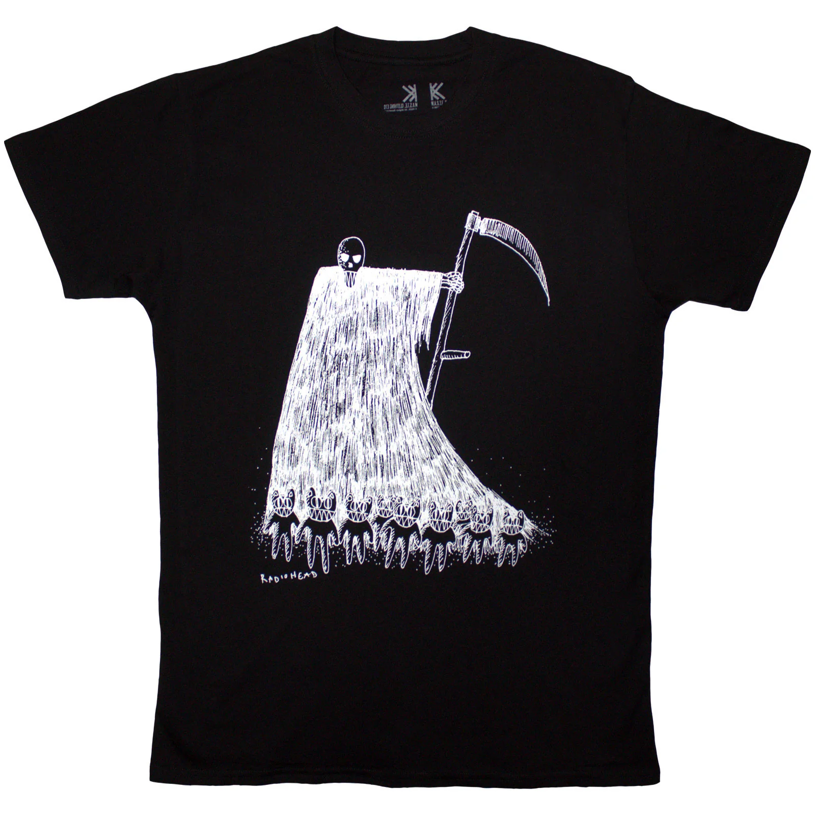 RADIOHEAD - GRIM REAPER - Organic T-Shirt Black