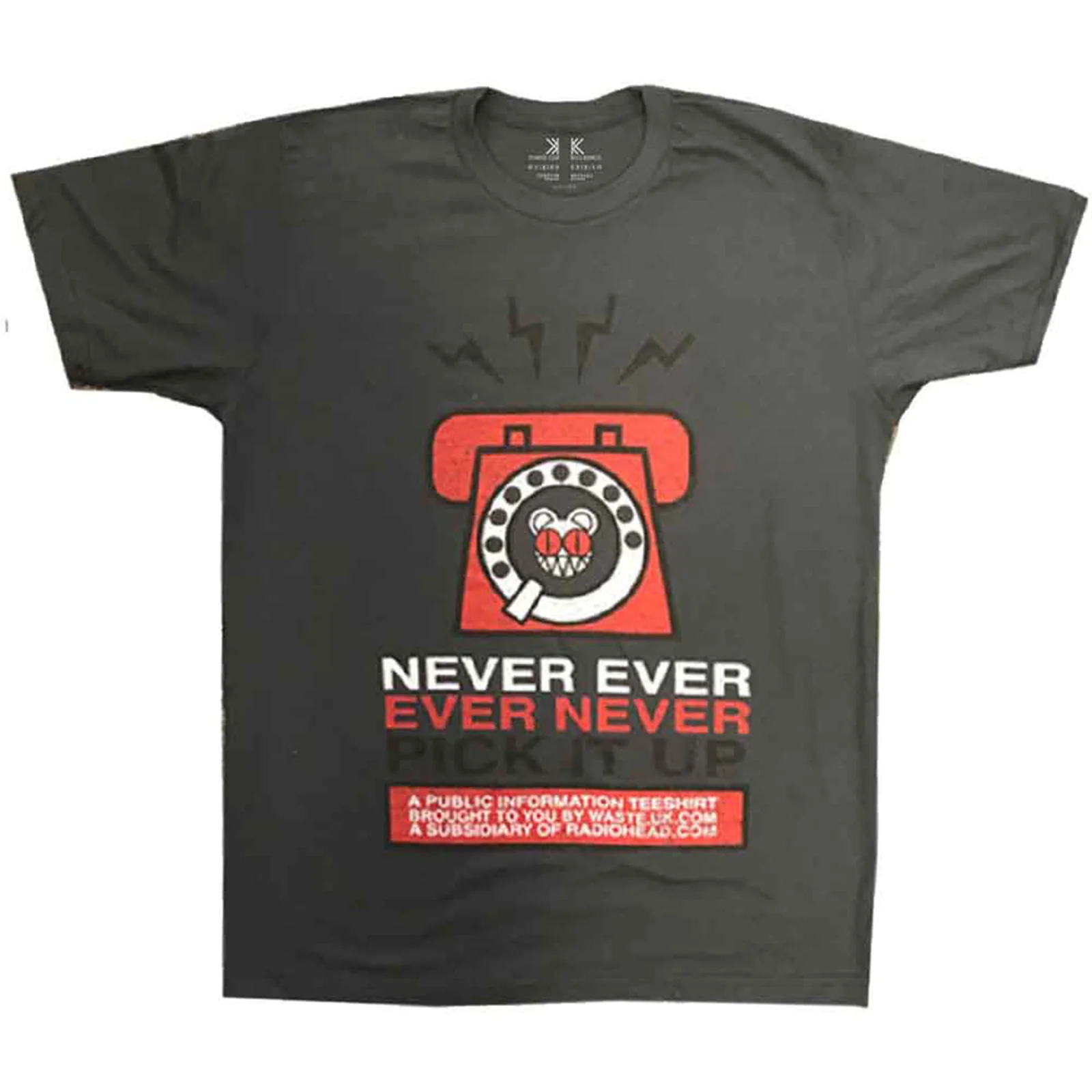 RADIOHEAD - NEVER PICK IT UP - T-Shirt Grey