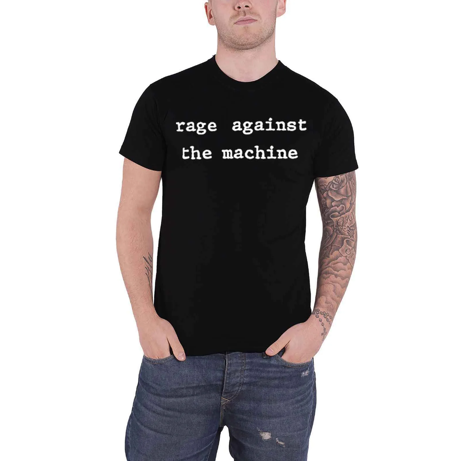RAGE AGAINST THE MACHINE - MOLOTOV - T-Shirt Black (Back Print) - Image 3