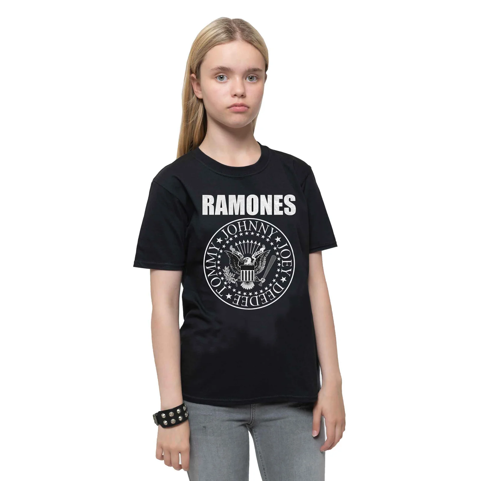 RAMONES - PRESIDENTIAL SEAL - Kids T-Shirt Black - Image 2
