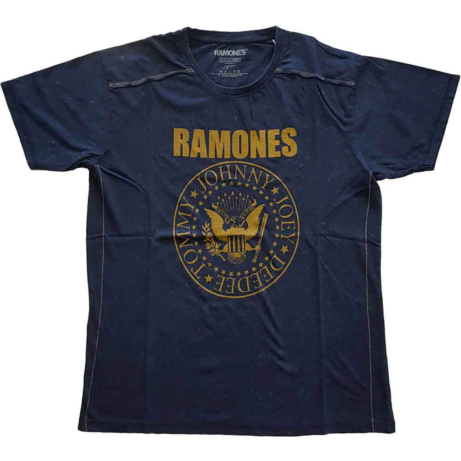 RAMONES - PRESIDENTIAL SEAL - T-Shirt Blue (Wash Collection)