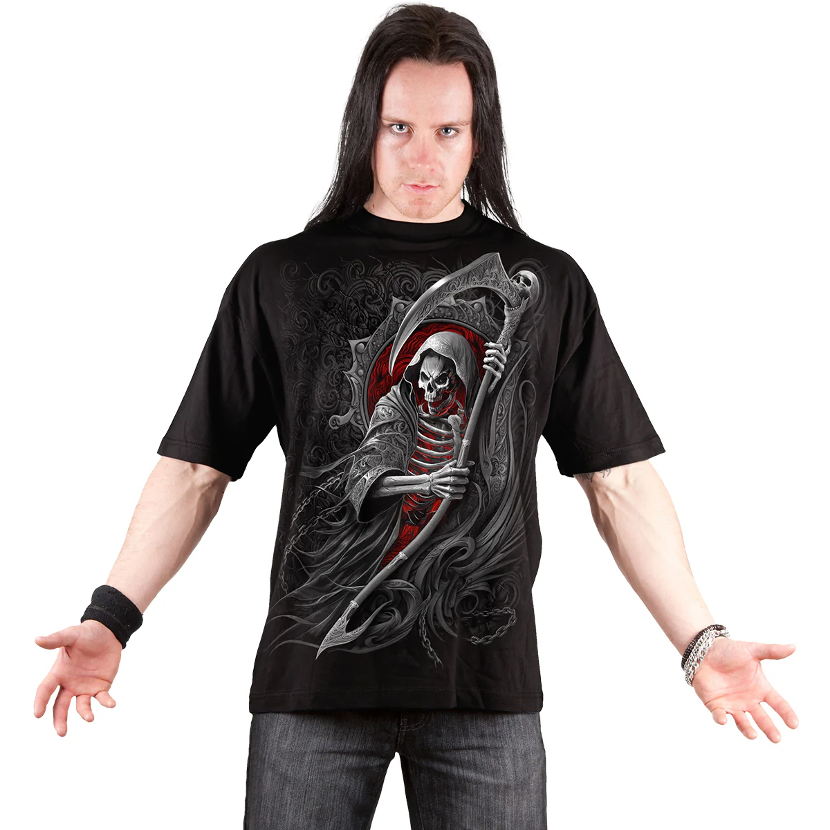 REAPER'S PORTAL - T-Shirt Black - Image 3