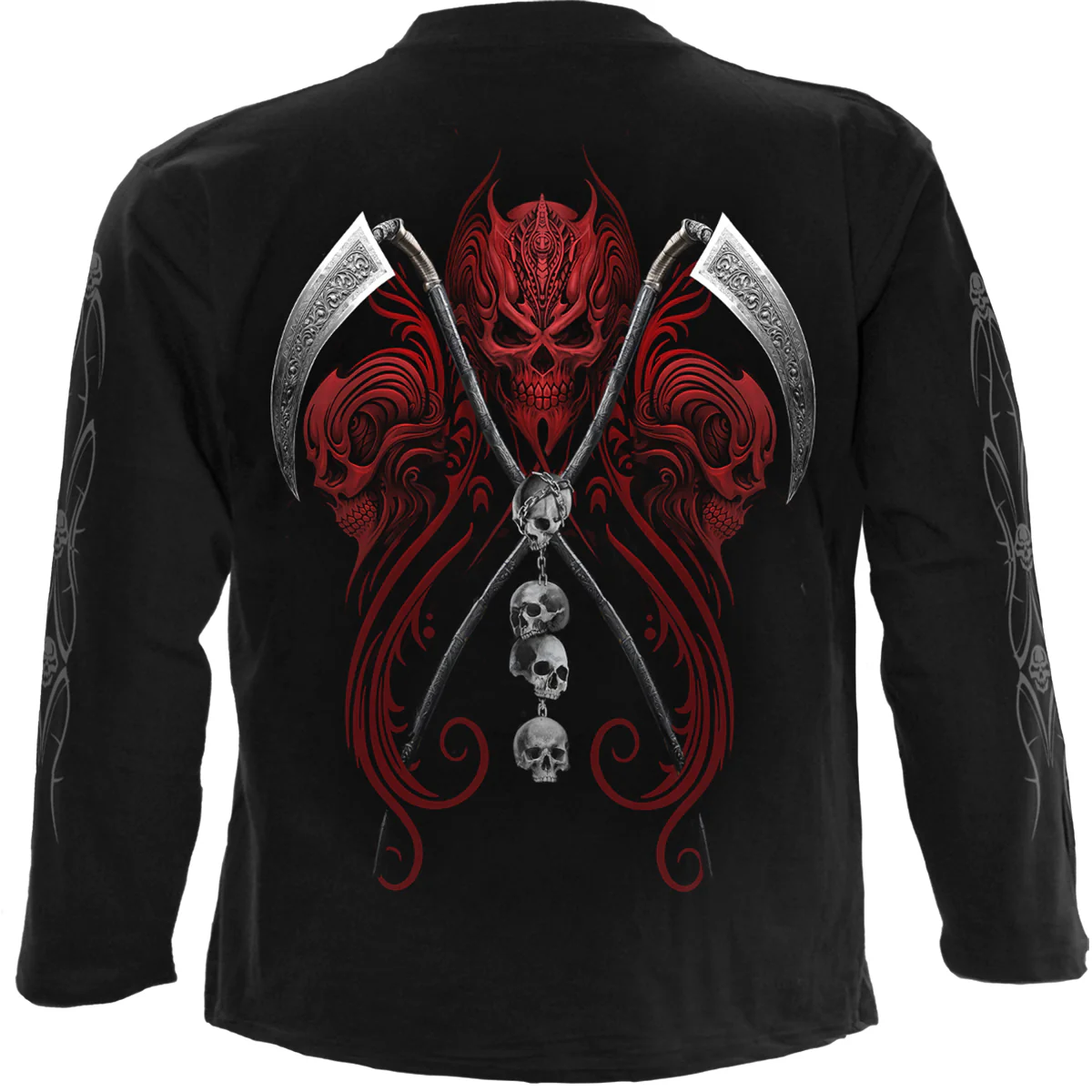 REAPERESS - Longsleeve T-Shirt Black - Image 2