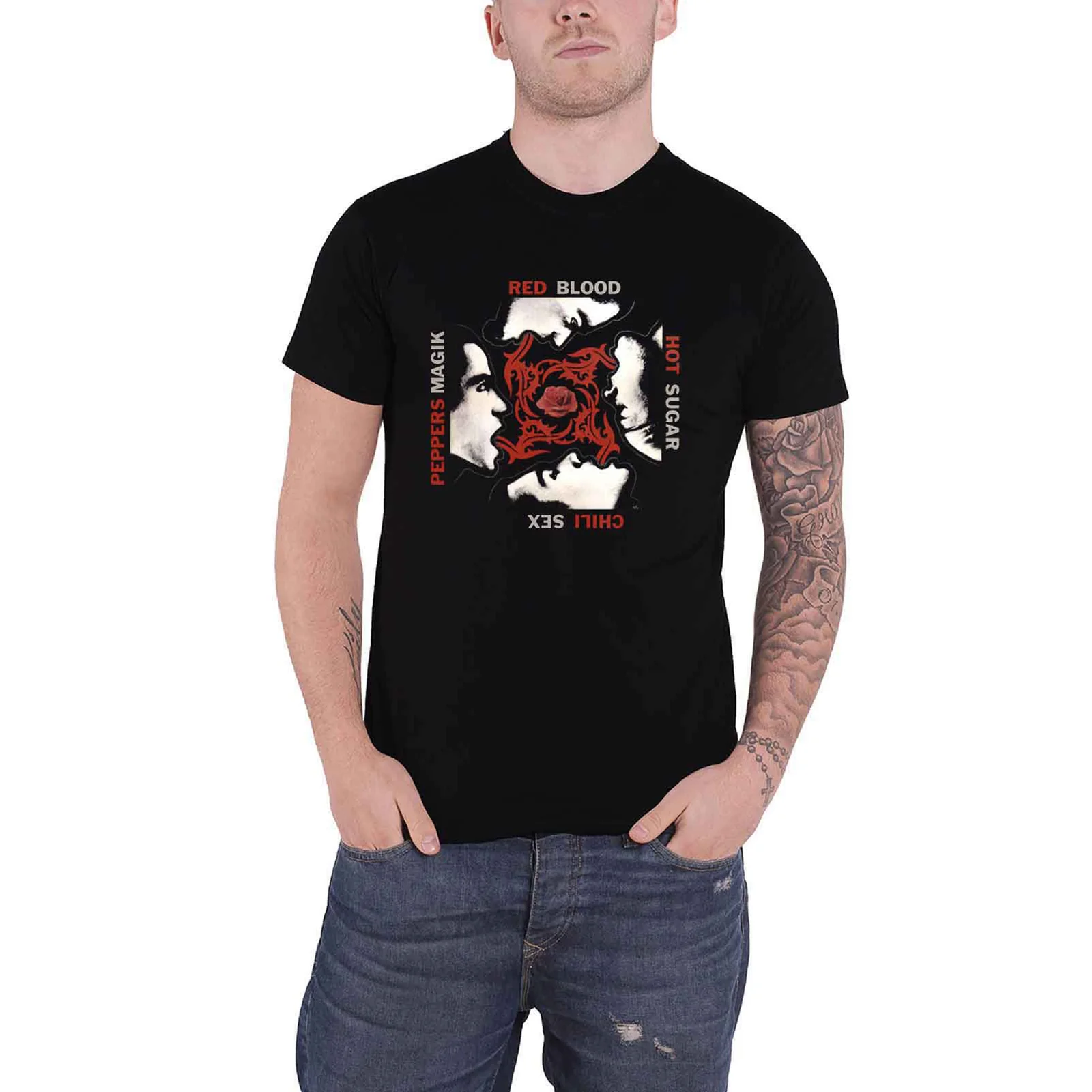 RED HOT CHILI PEPPERS - BLOOD/SUGAR/SEX/MAGIC - T-Shirt Black - Image 2