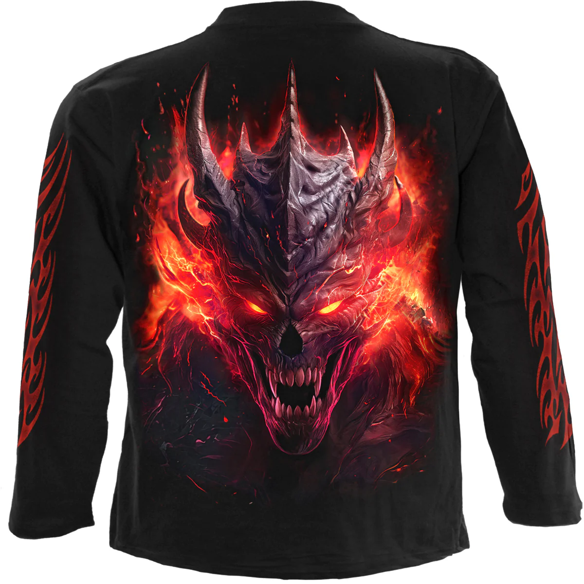 RIFF BURNER - Longsleeve T-Shirt Black - Image 2