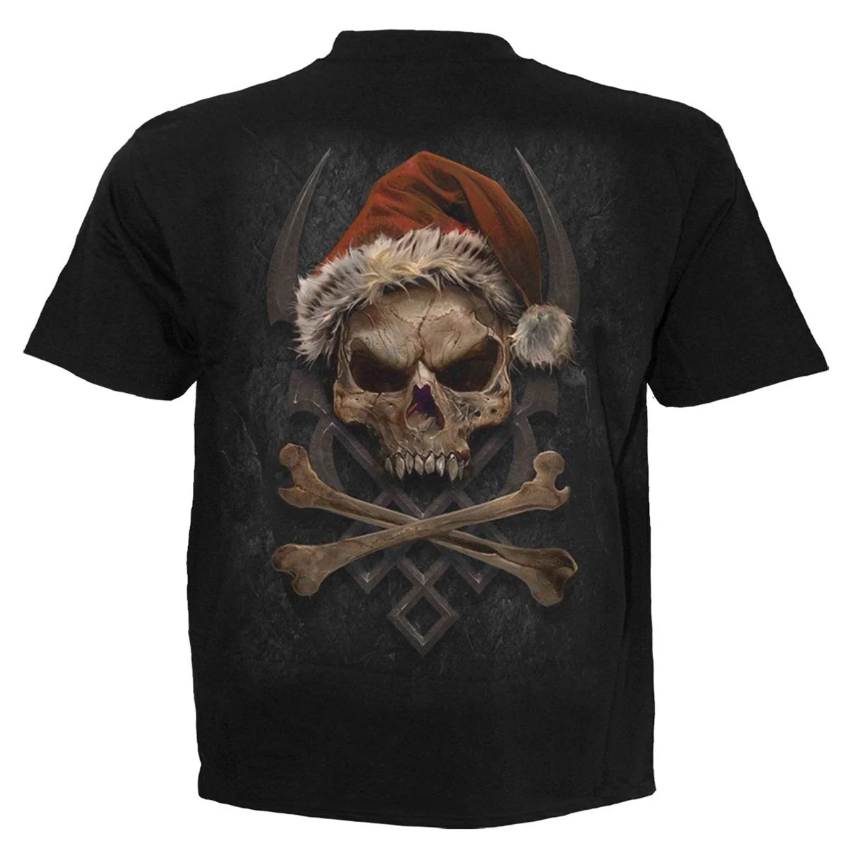 ROCK SANTA - T-Shirt Black - Image 2
