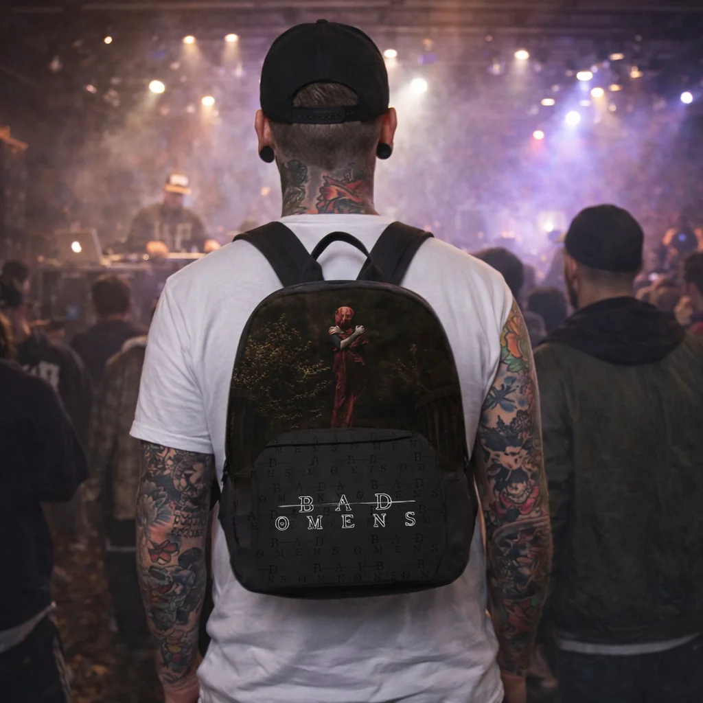 Rocksax Bad Omens Mini Backpack - Self Titled Cover - Image 2