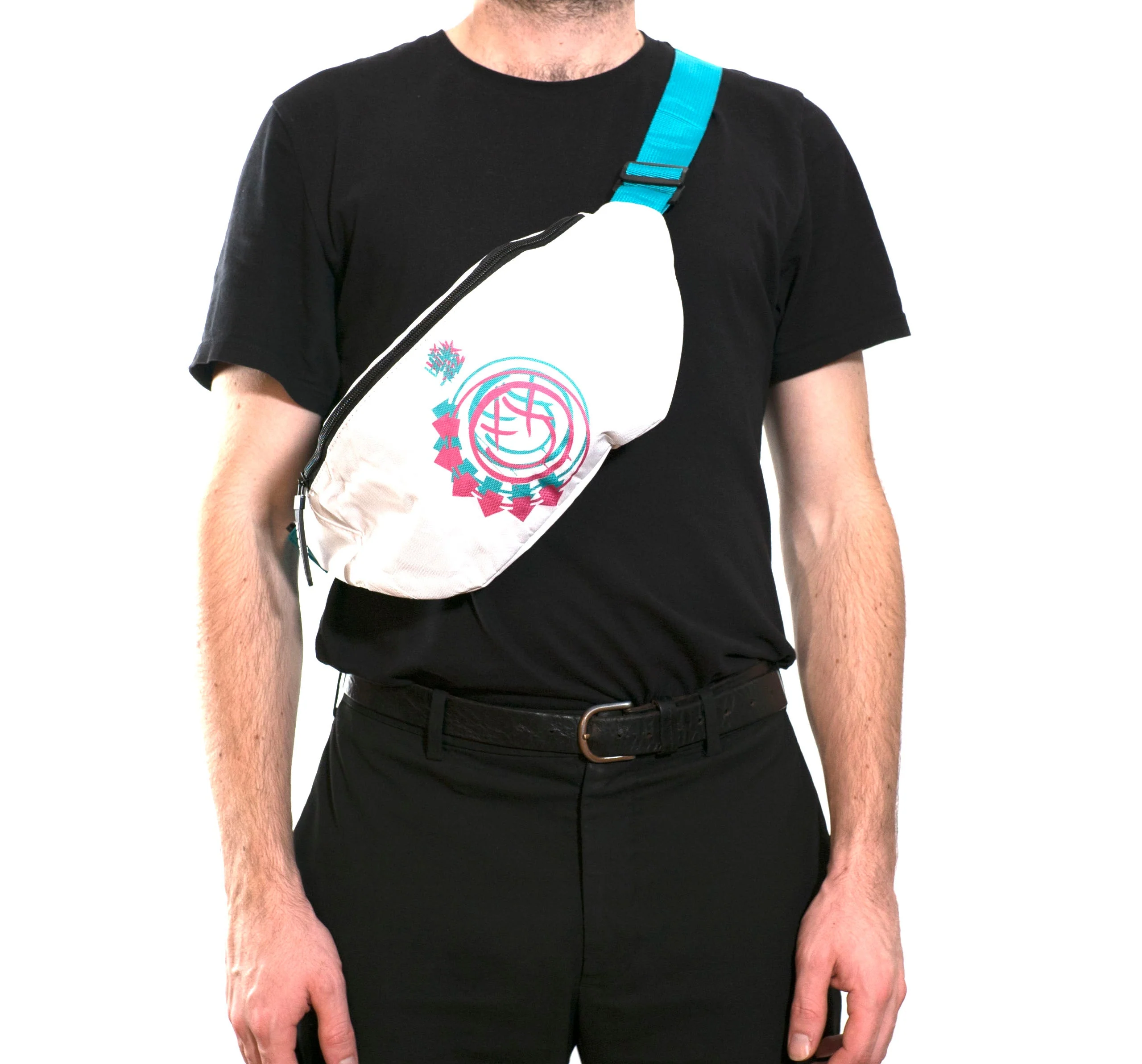 Rocksax Blink 182 Bum Bag (Fanny pack) - Smile White - Image 4