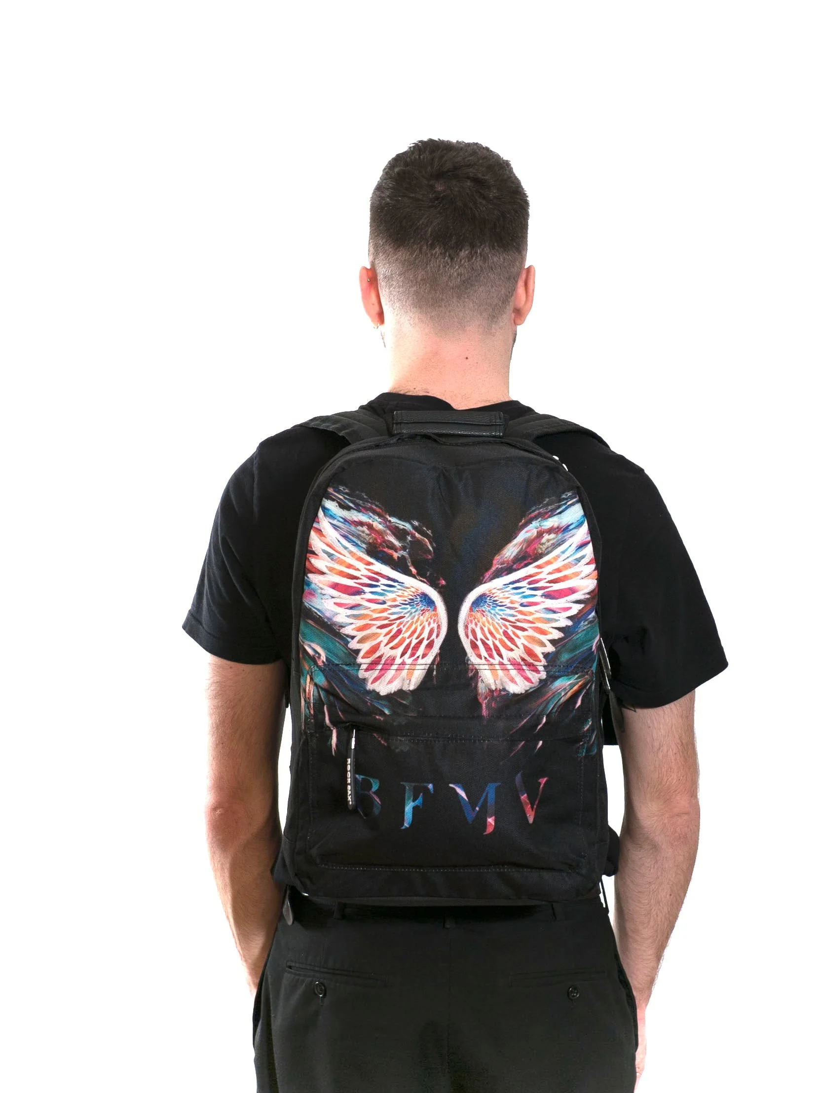 Rocksax Bullet For My Valentine Backpack - Wings 2 - Image 4