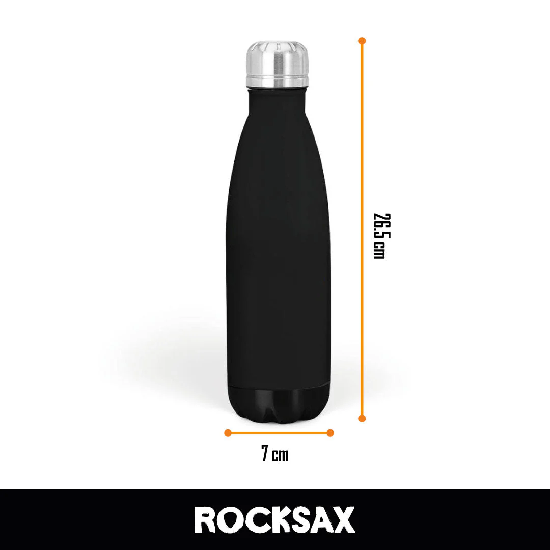 Rocksax Death Row Records Drink Bottle - Red - Image 2