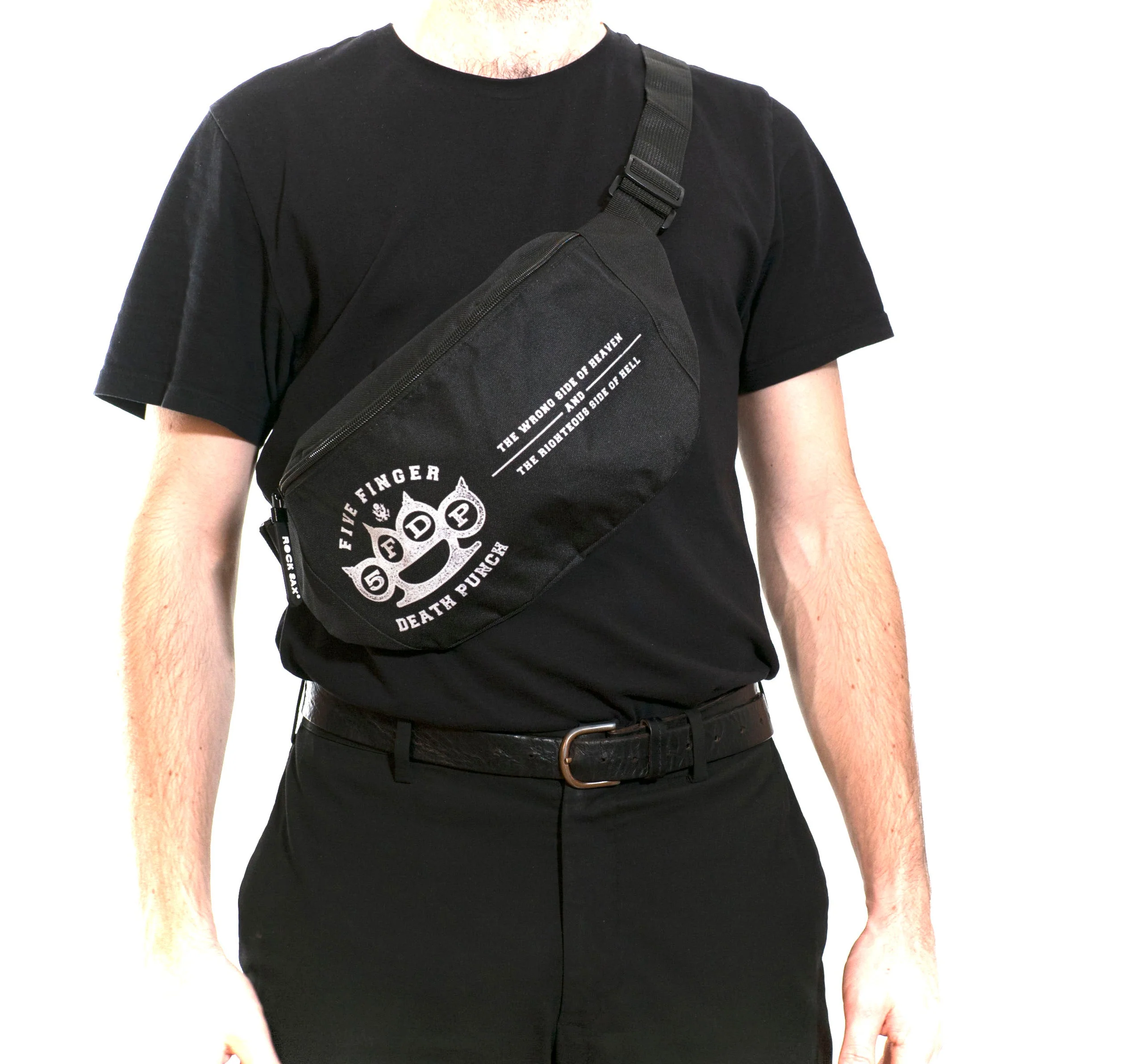 Rocksax Five Finger Death Punch Bum Bag (Fanny pack) - Logo - Image 2