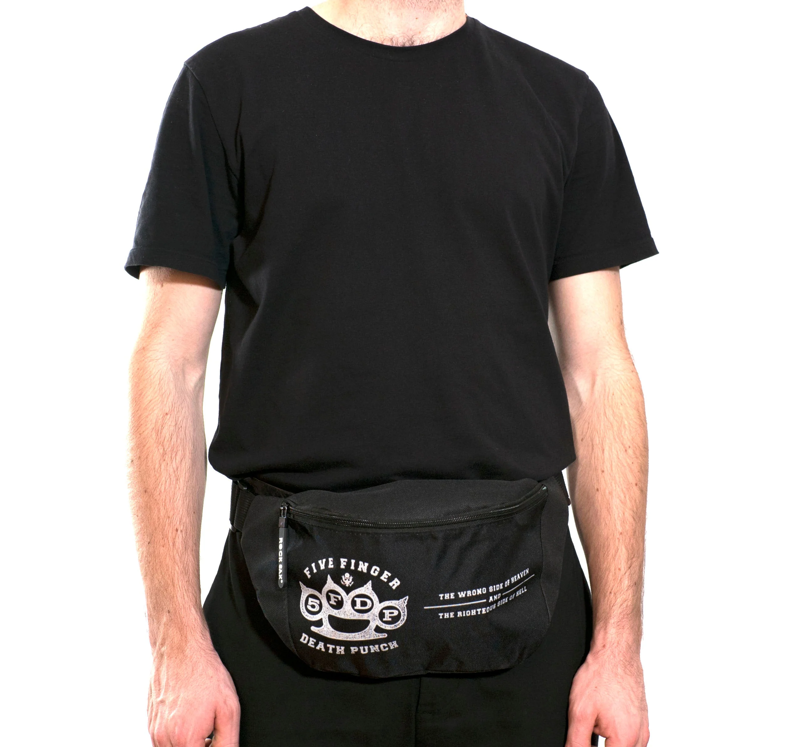 Rocksax Five Finger Death Punch Bum Bag (Fanny pack) - Logo - Image 3